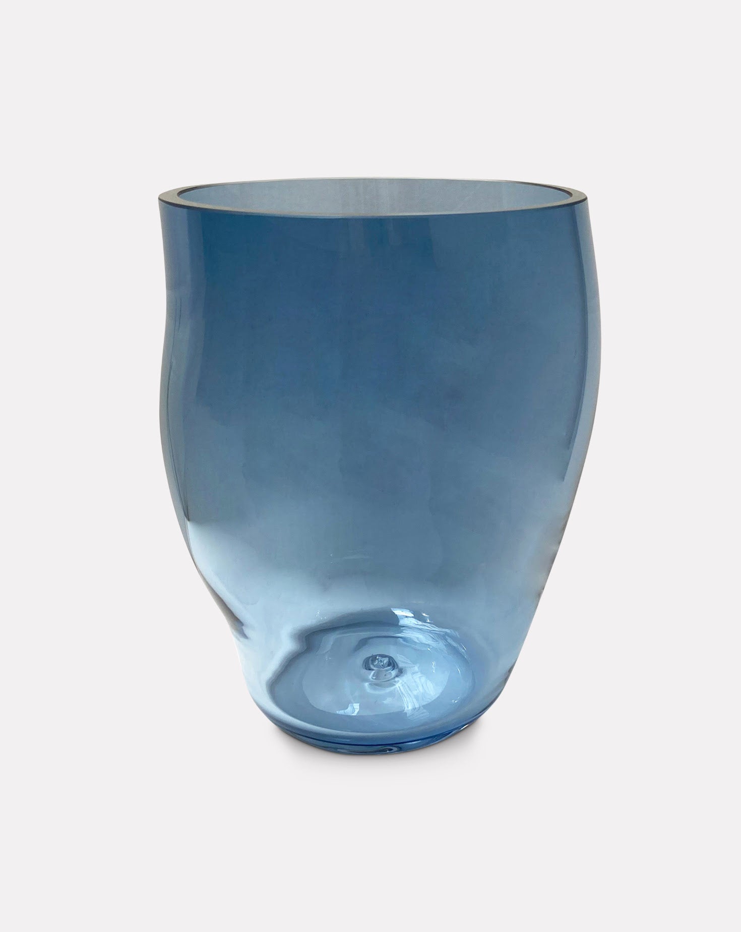Supernova II Steel Blue Vase