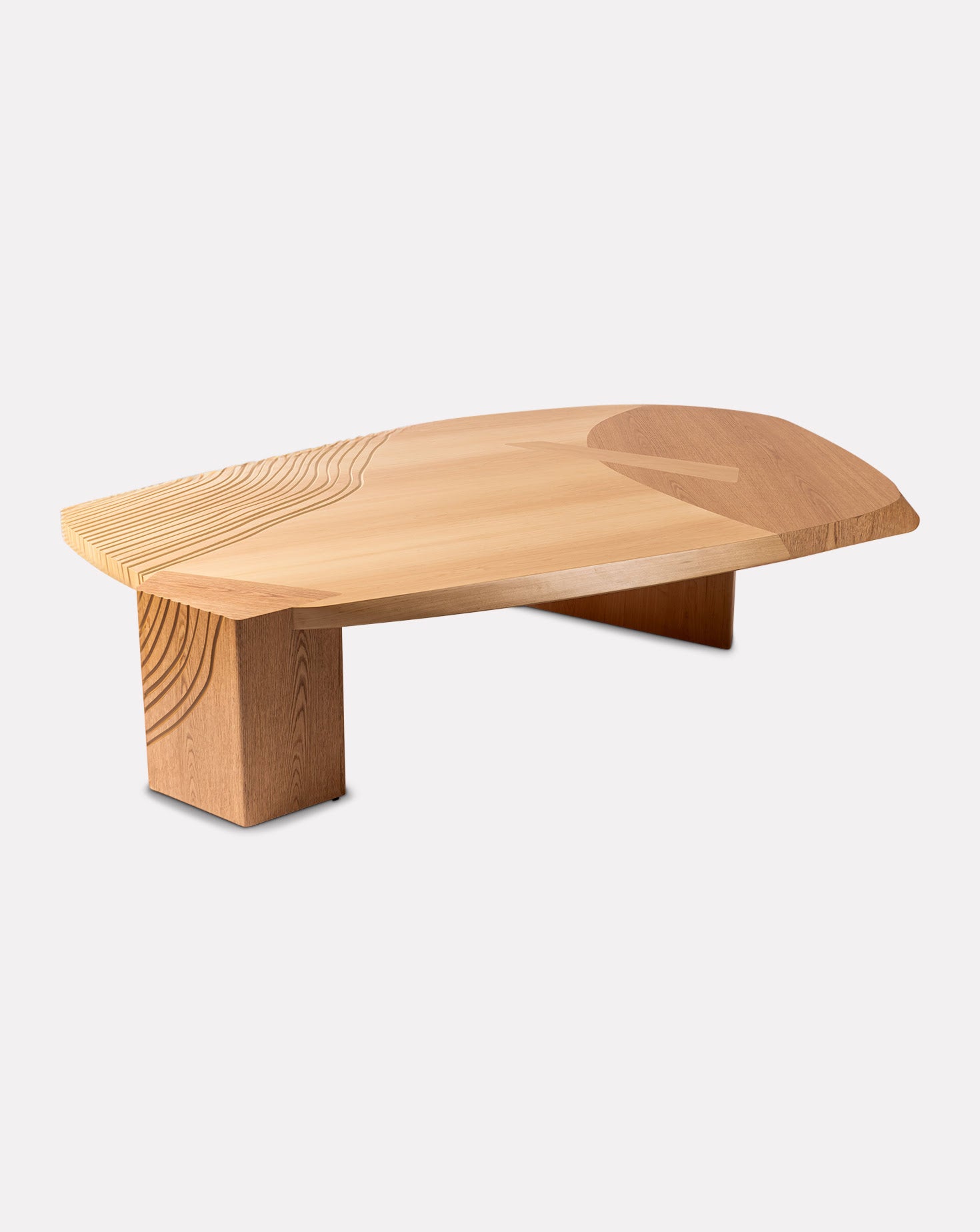 Walima Natural Maple Wood Low Coffee Table