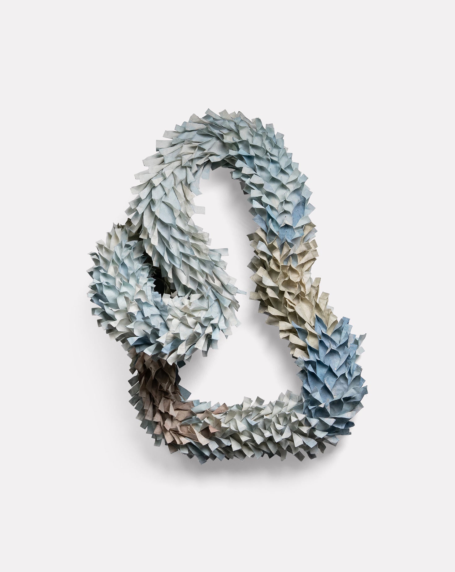 Wall Loop 02 Blue Sculpture