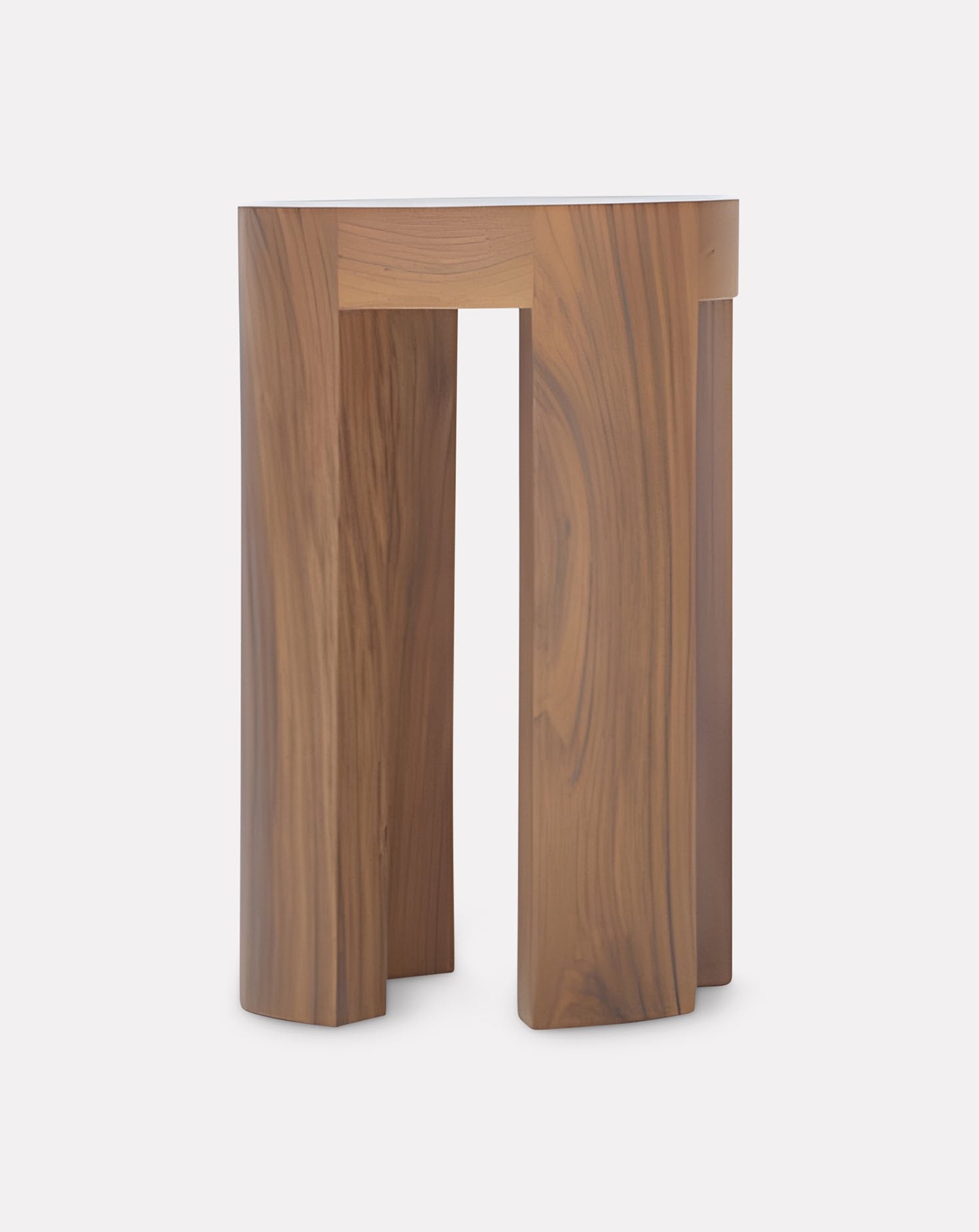 Gene Solid Wood Side Table Stool