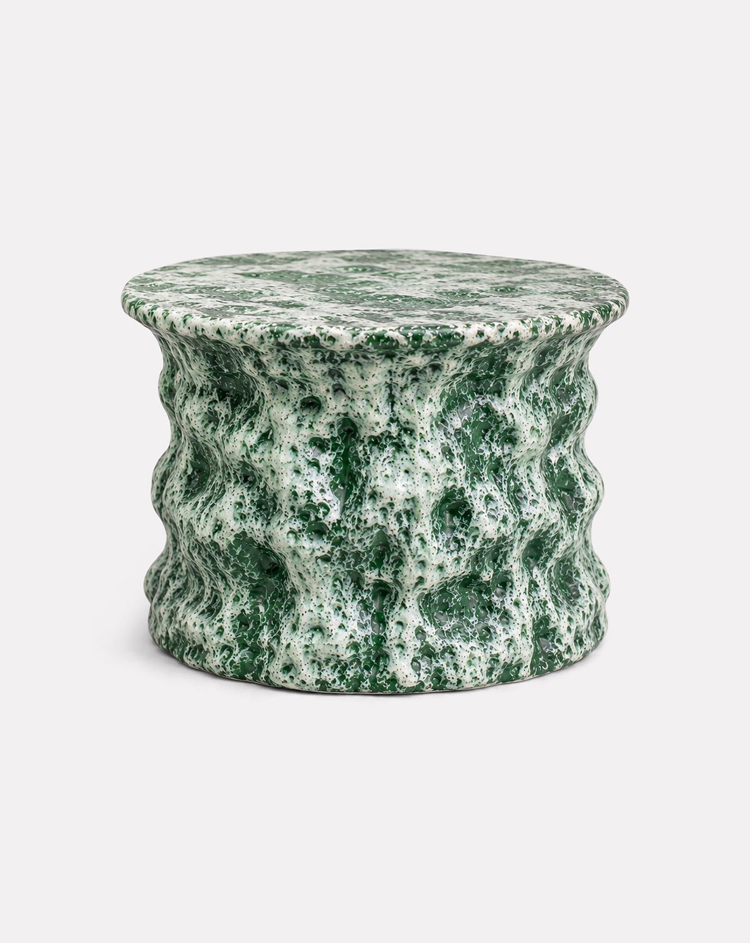 Glazed Ceramic Side Table