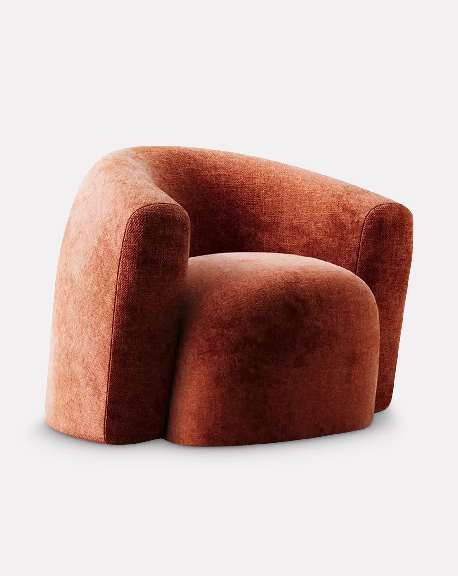 Bear Hug Suede Upholstered Armchair