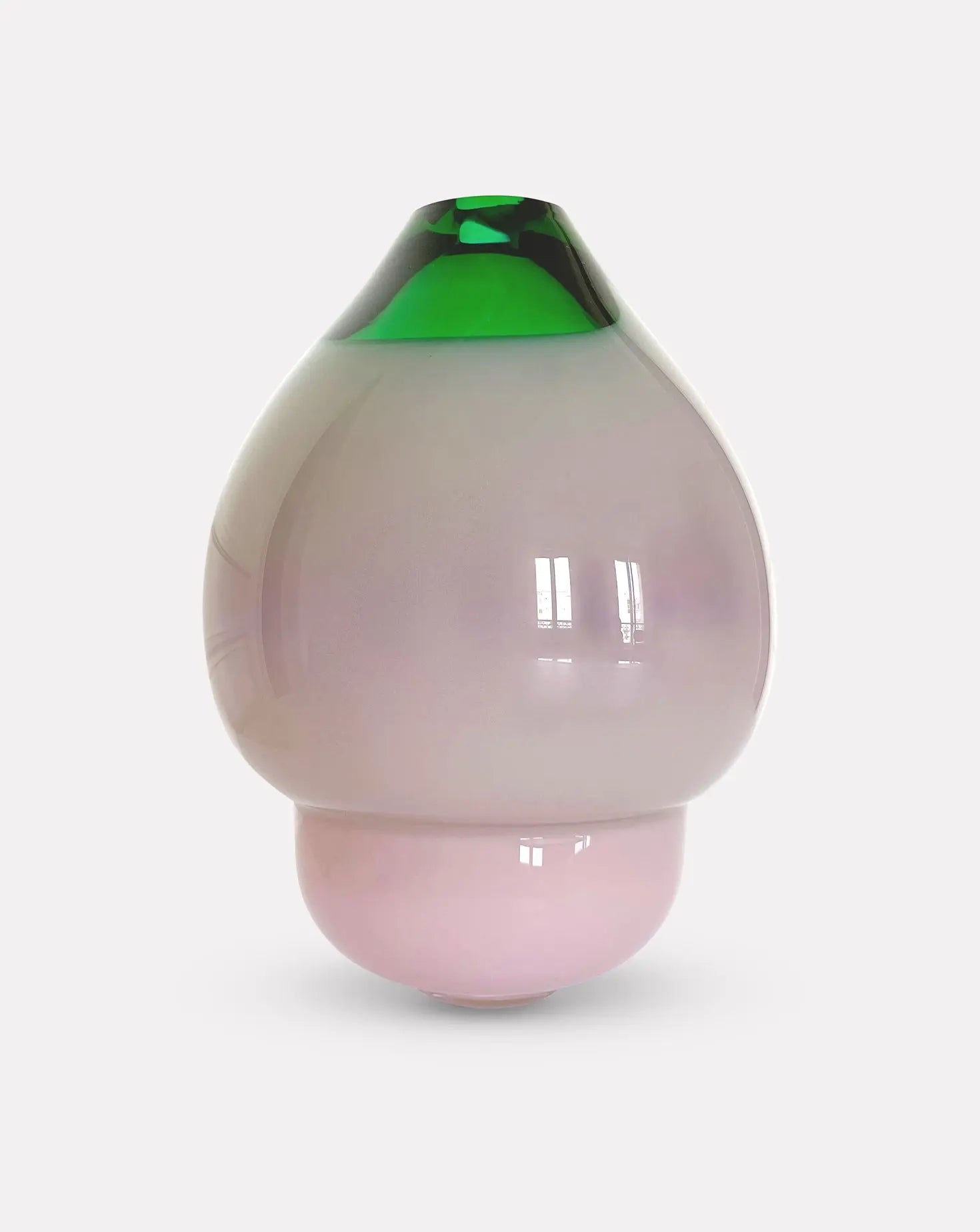 Volcano Pink and Green Vase Tall Alissa Volchkova