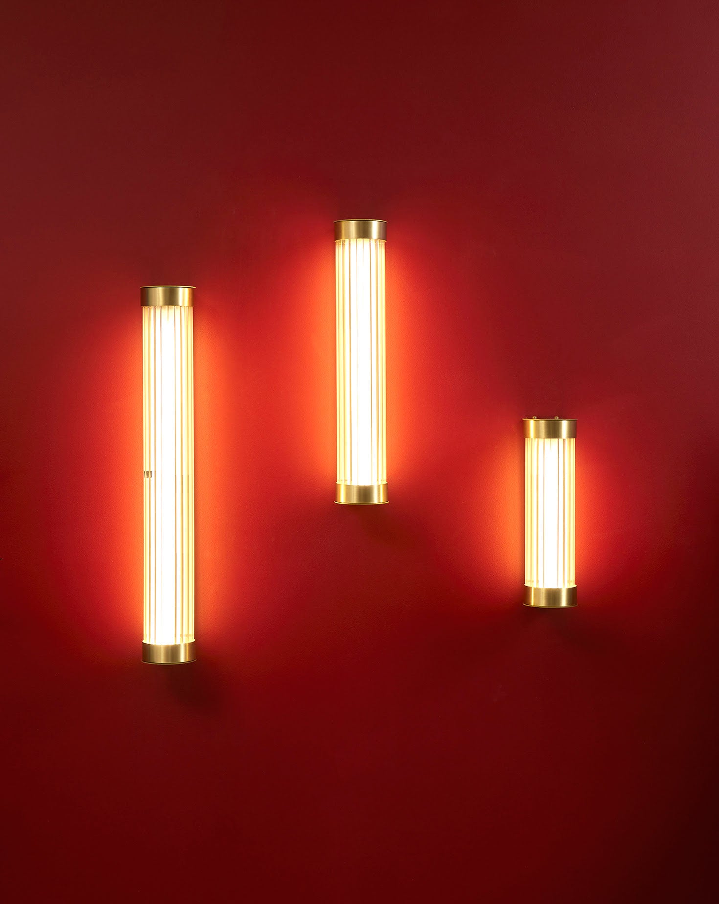 Clarity Brass Wall Light