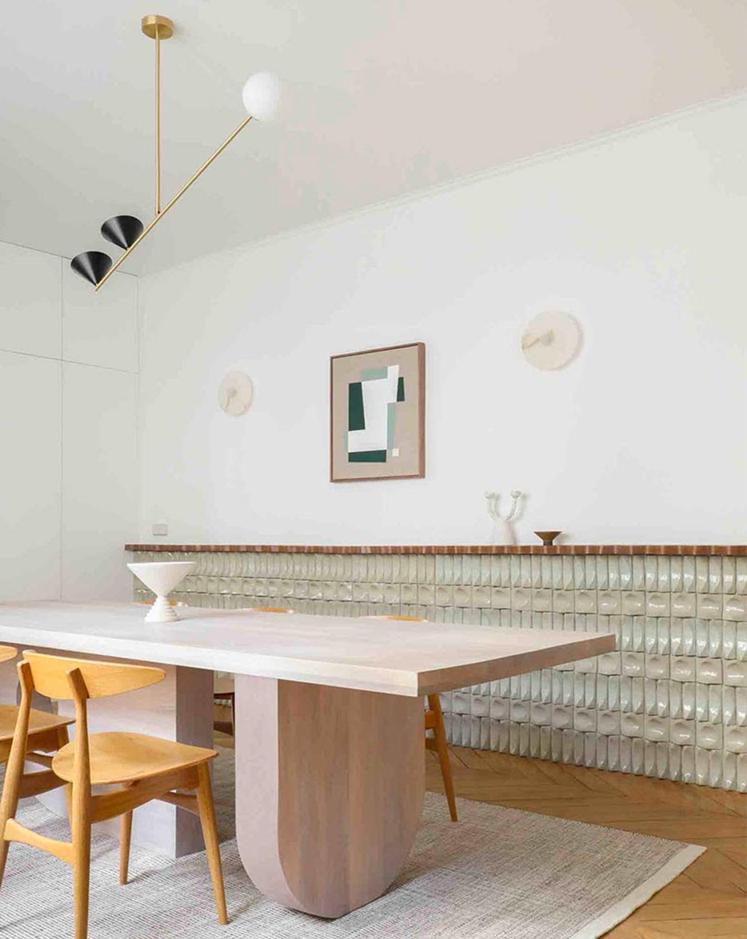 Balancing Variations Brass 1 Globe Pendant