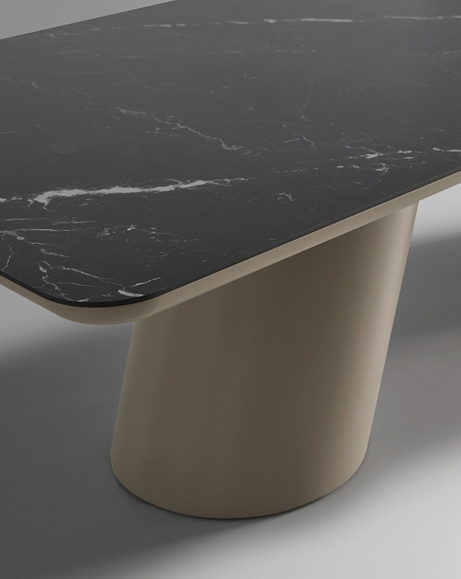 Altea Grey & Black Dining Table