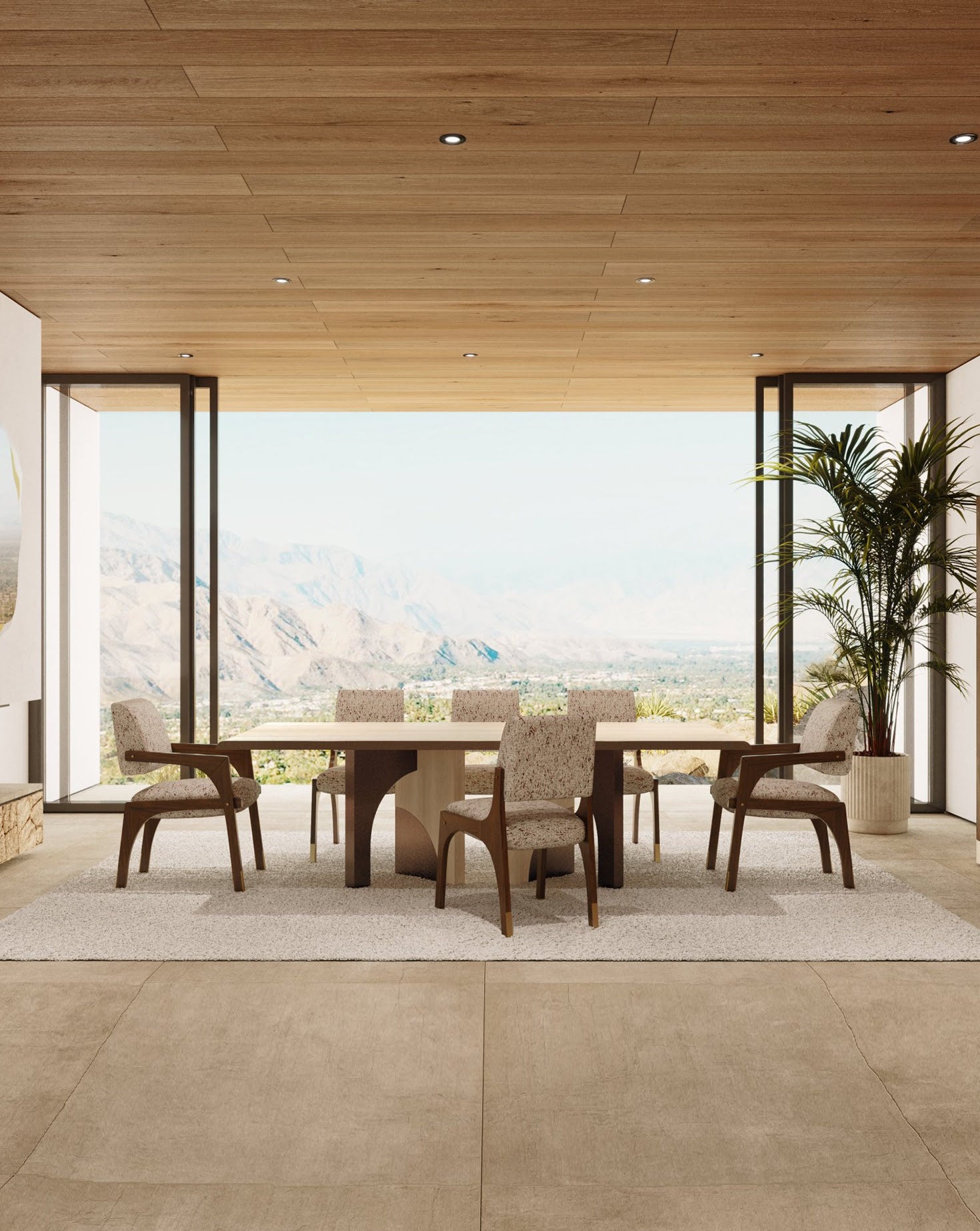 Arches II Walnut Dining Chair