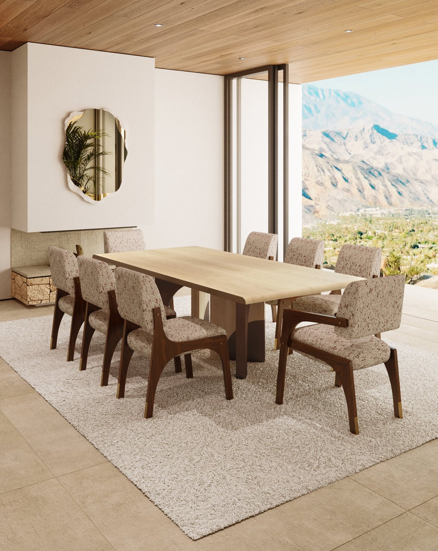 Arches II Walnut Dining Chair