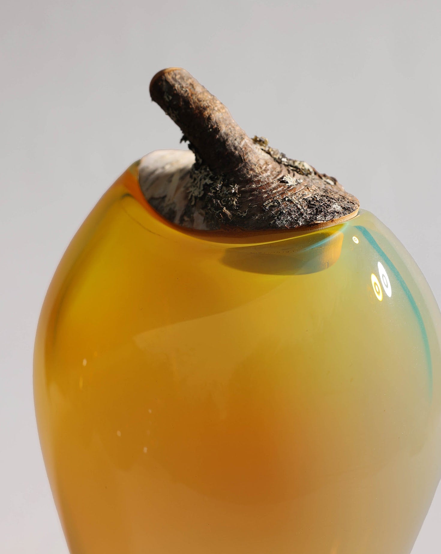 BRANCH Iris Amber Sculptural Vessel