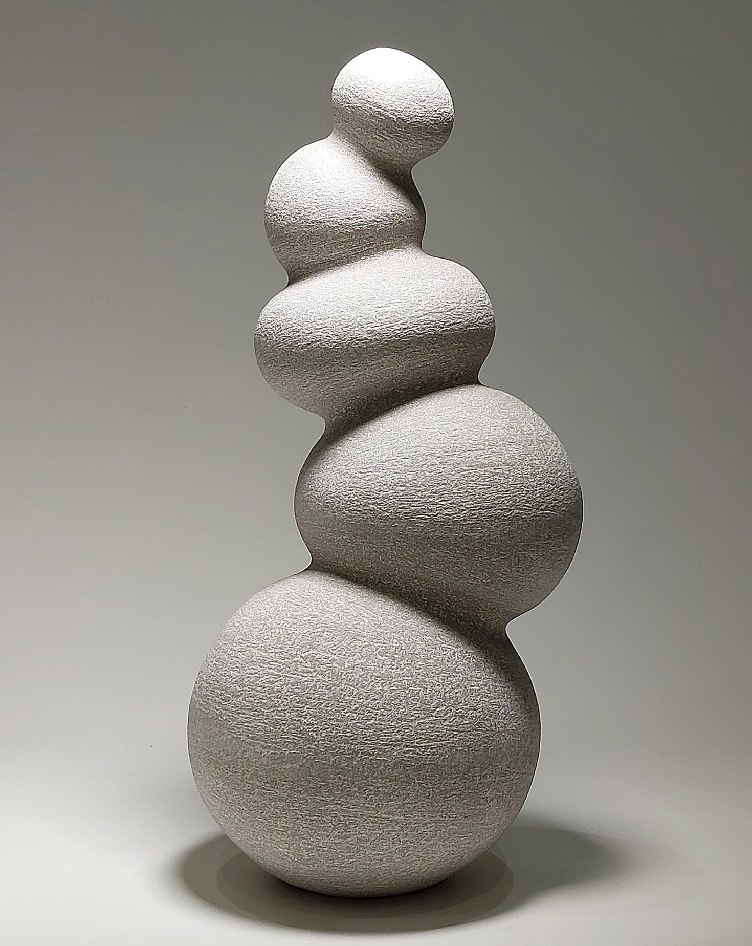 Balance Grey Ceramic Sculpture