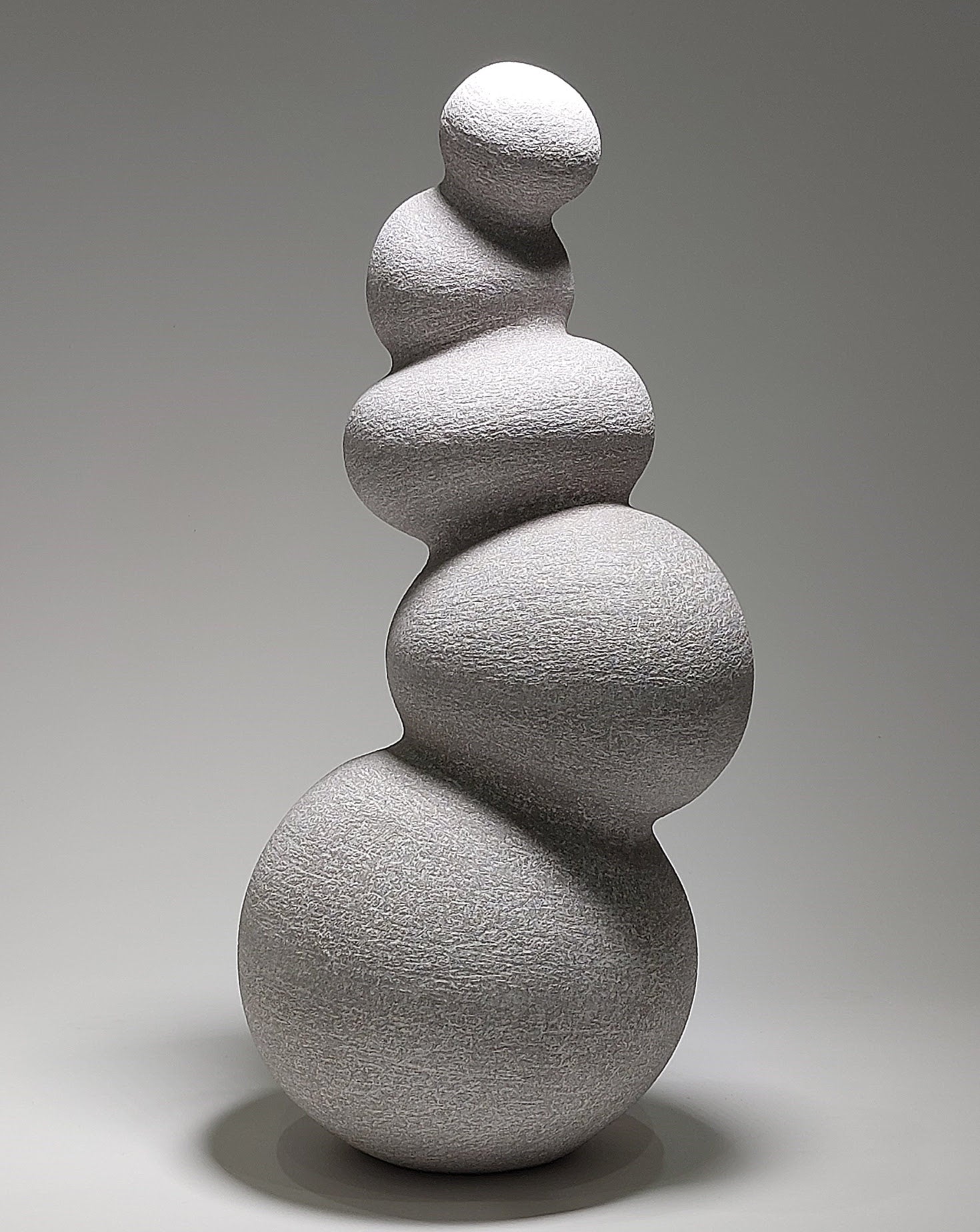 Balance Grey Ceramic Sculpture