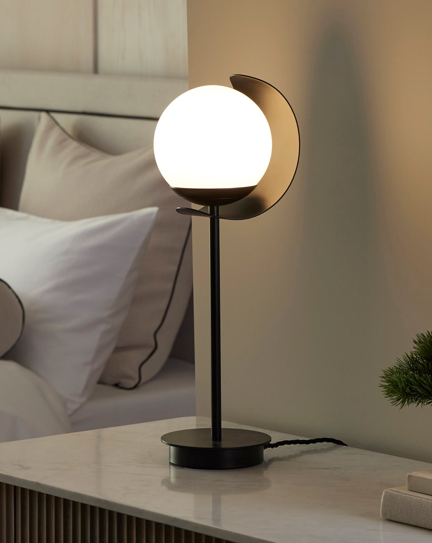 Callisto Opal Glass Table Lamp