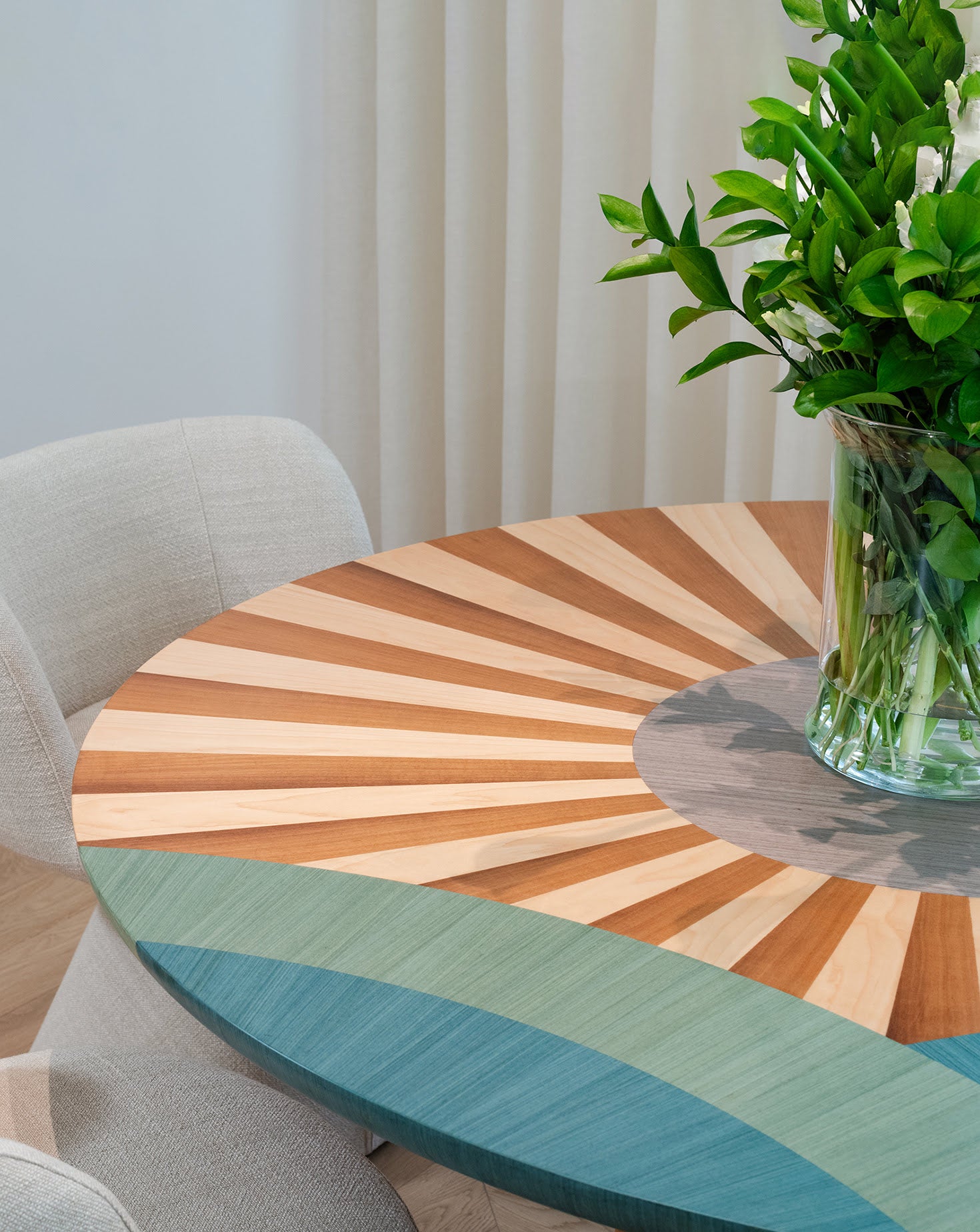 Chams Maple Wood Dining Table