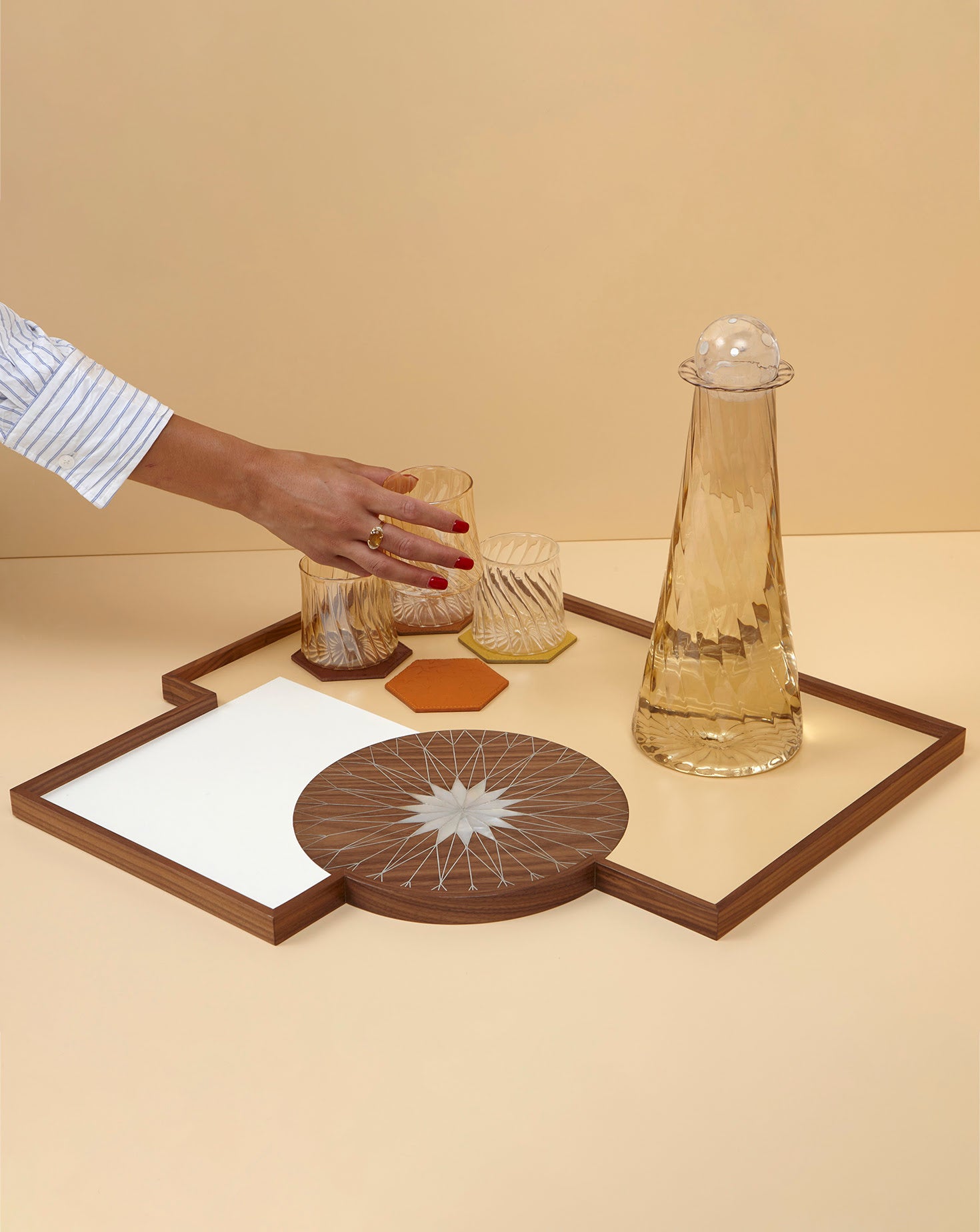 Dervish Handblown Glass Set of 2