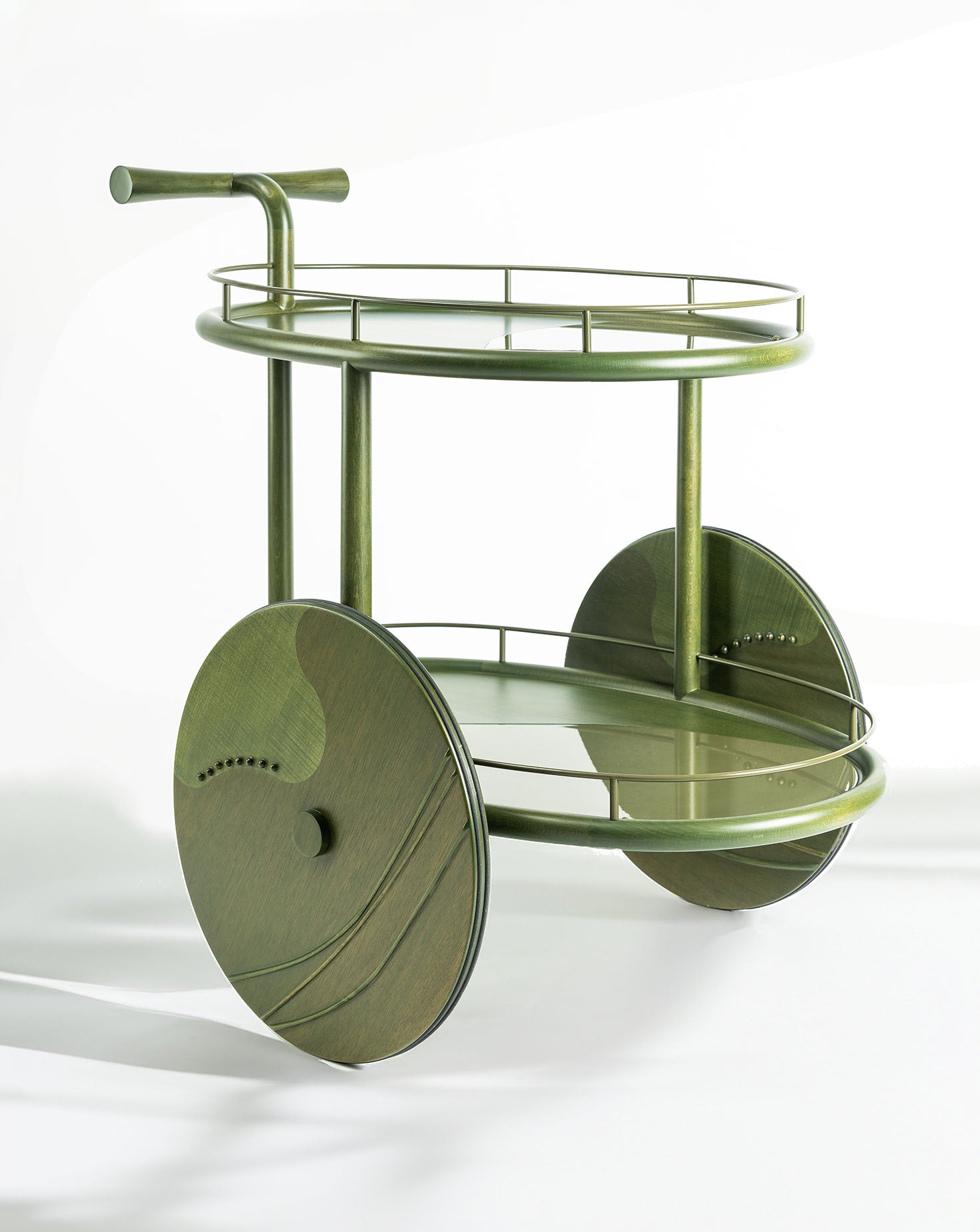 Enab Wood and Metal Trolley