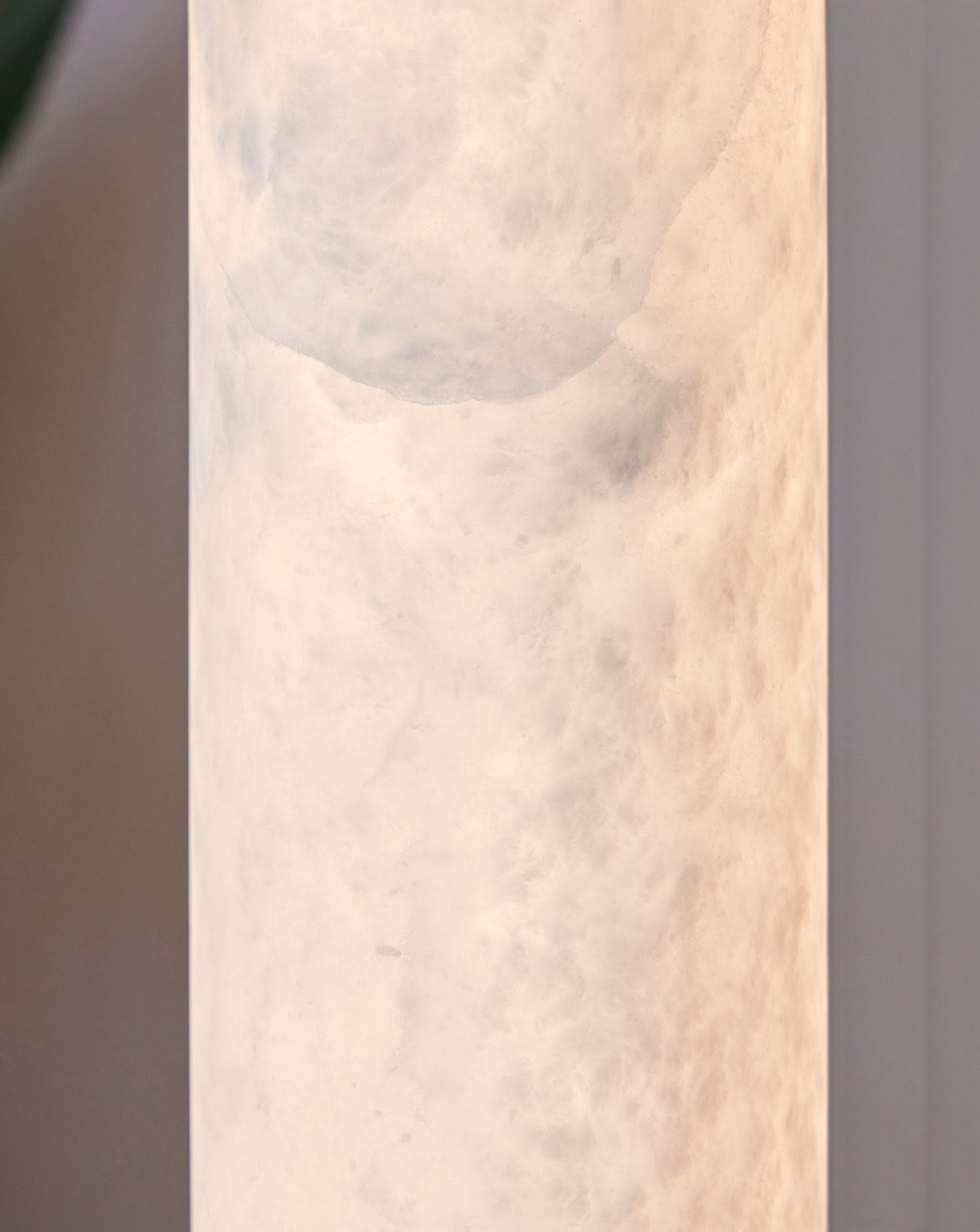 Geo Brass and Alabaster Table Light