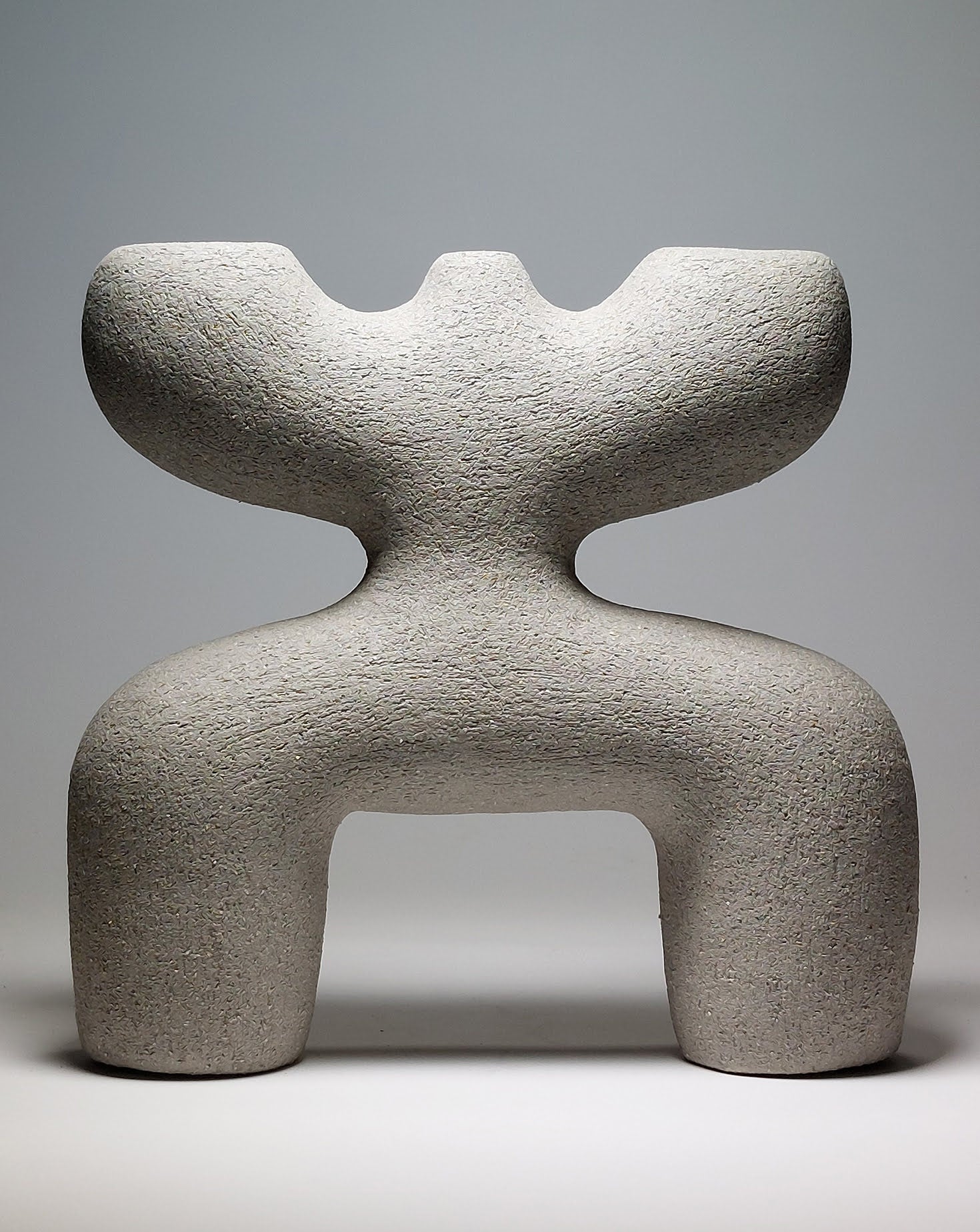 Pop Grey Ceramic Sculpture