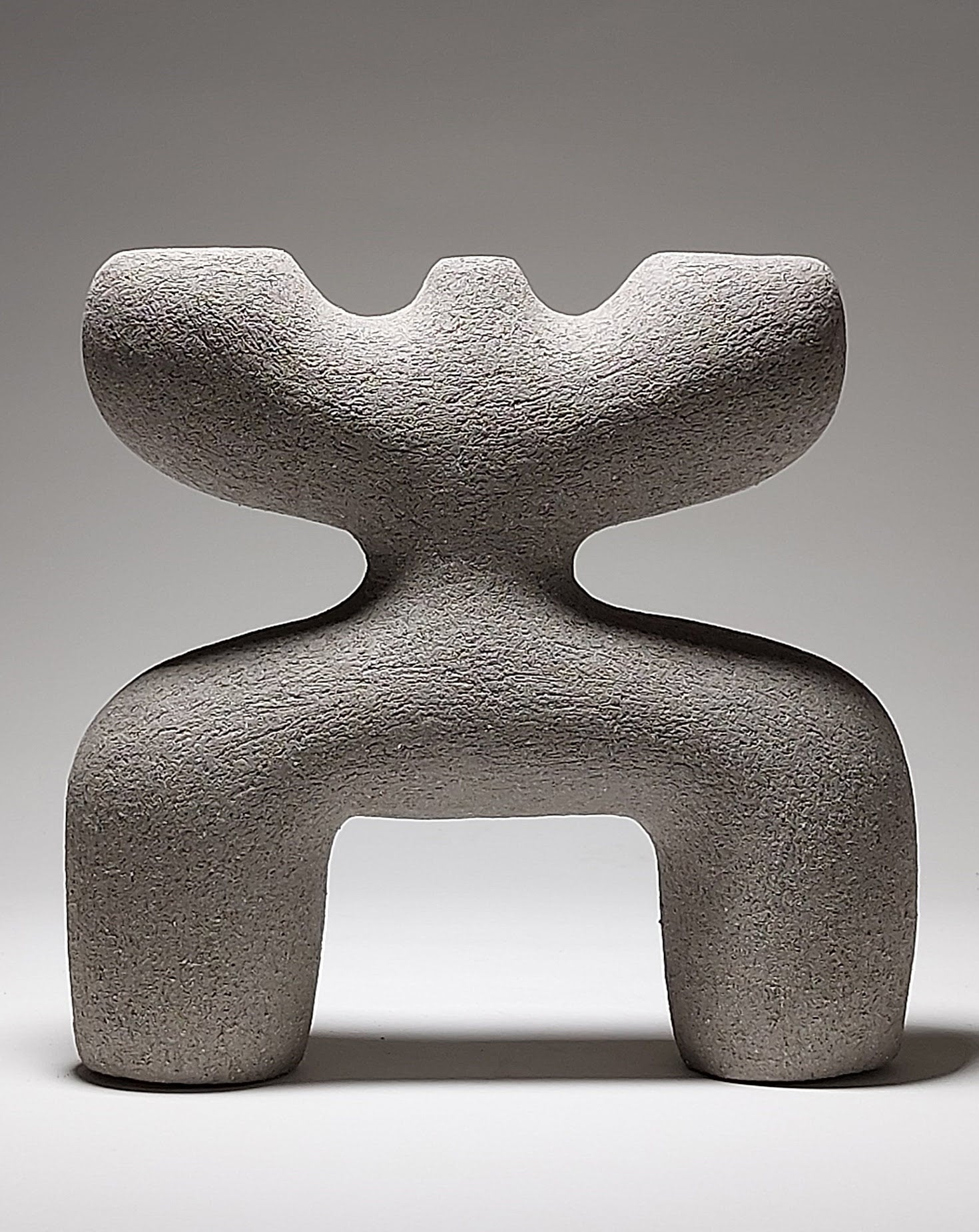 Pop Grey Ceramic Sculpture