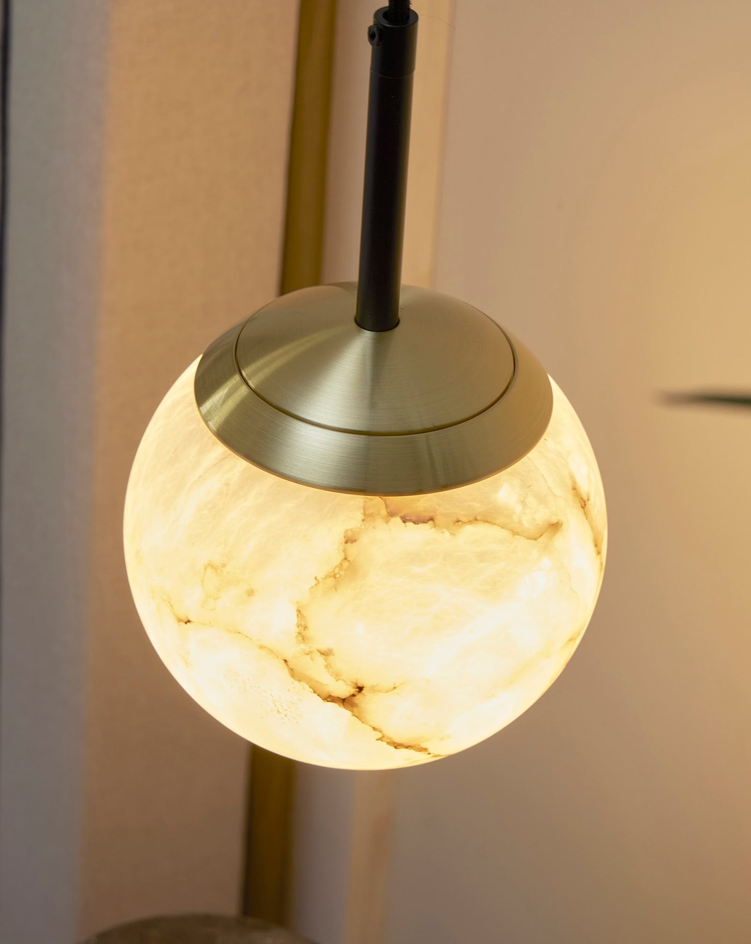 IO Single Brass Pendant Small
