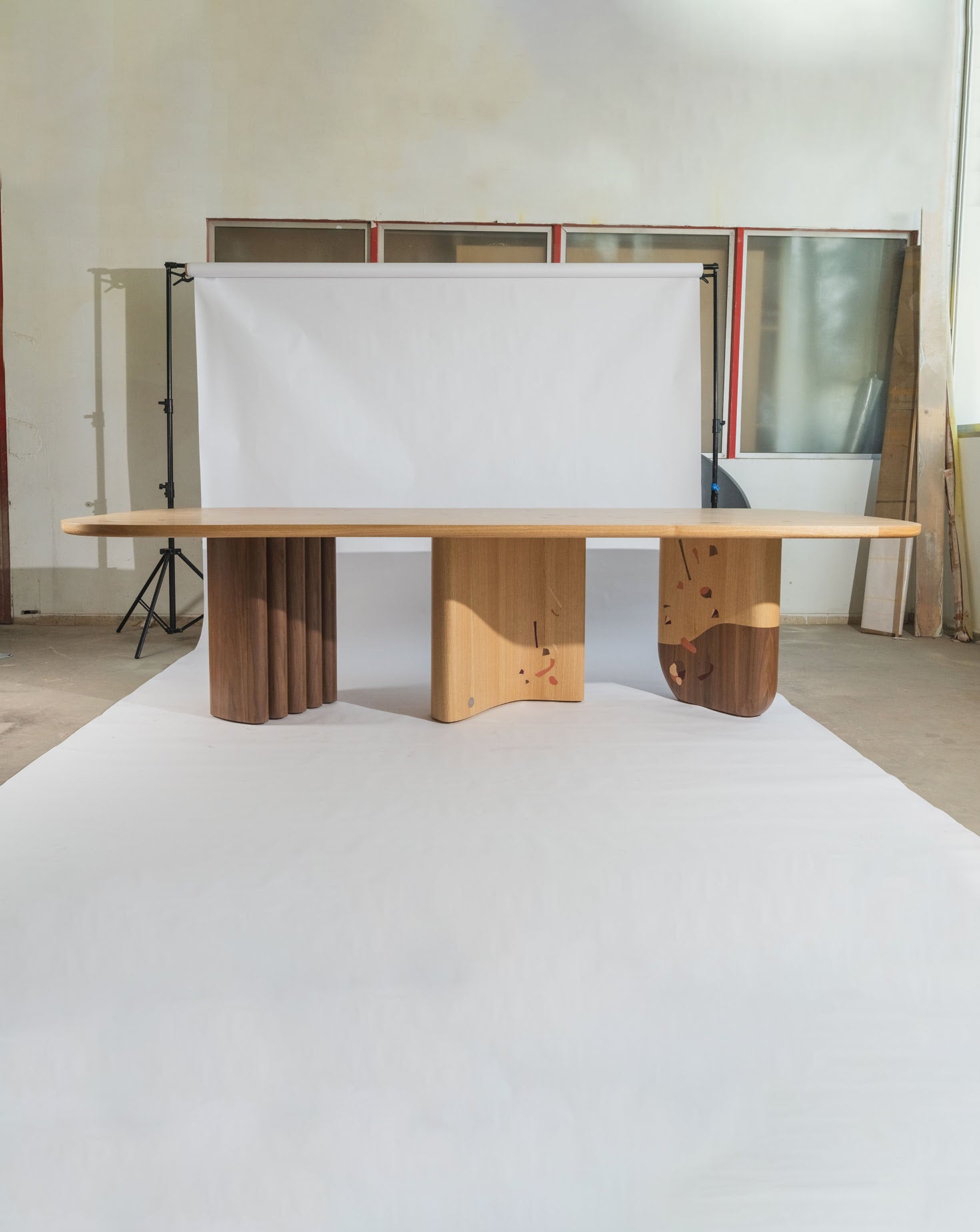 Kaan Walnut Wood Dining Table
