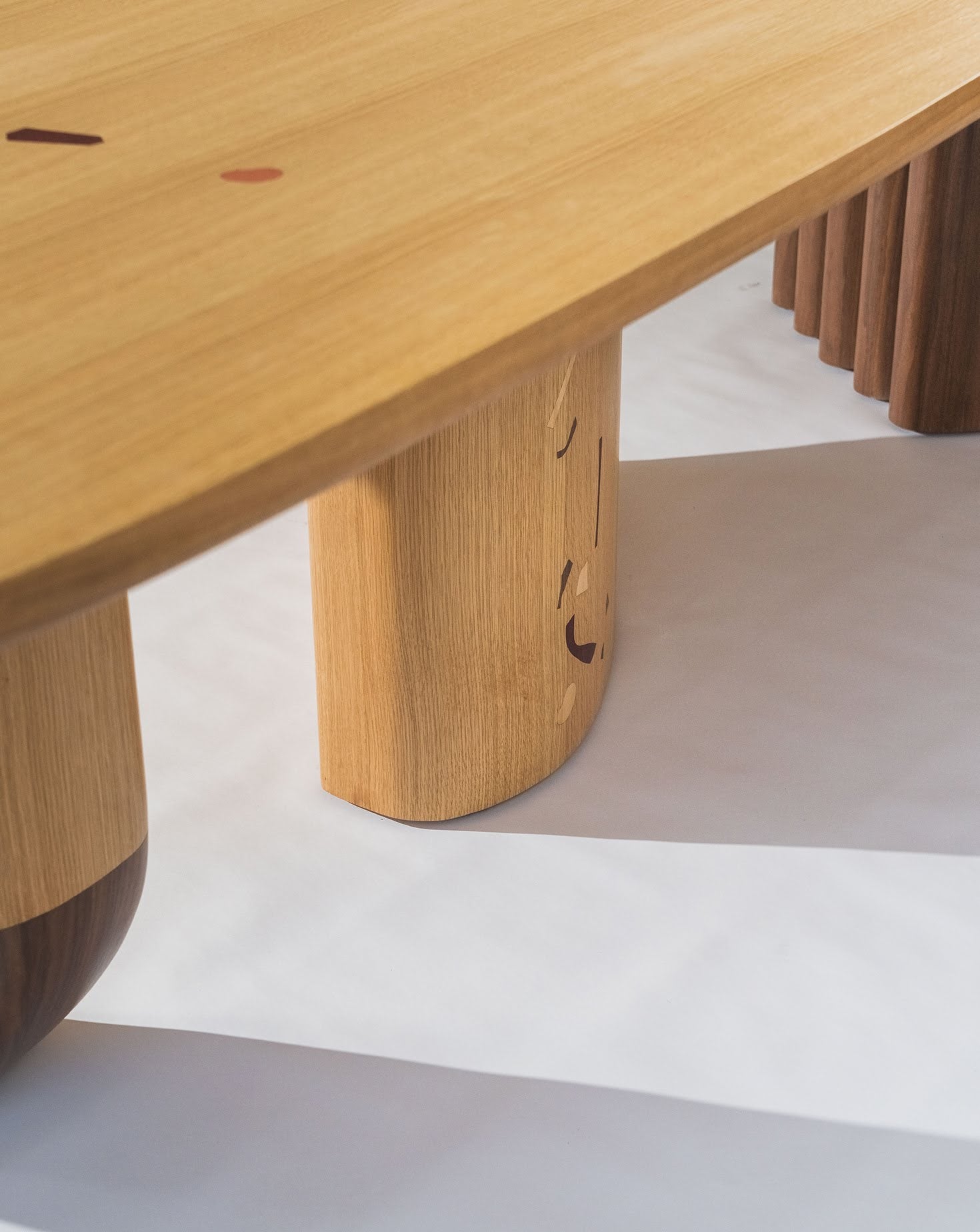 Kaan Walnut Wood Dining Table