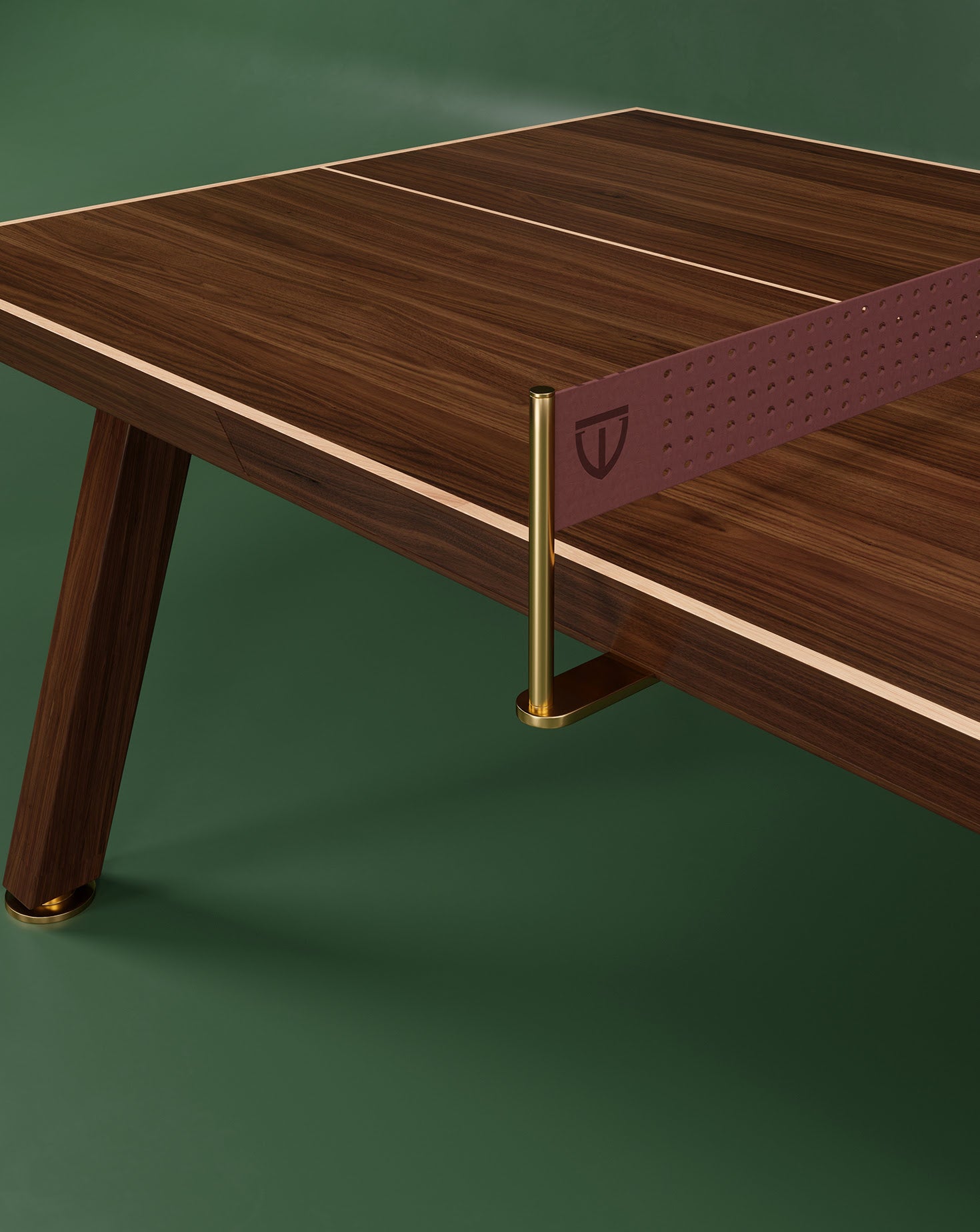 Keppel Ping Pong Walnut Table