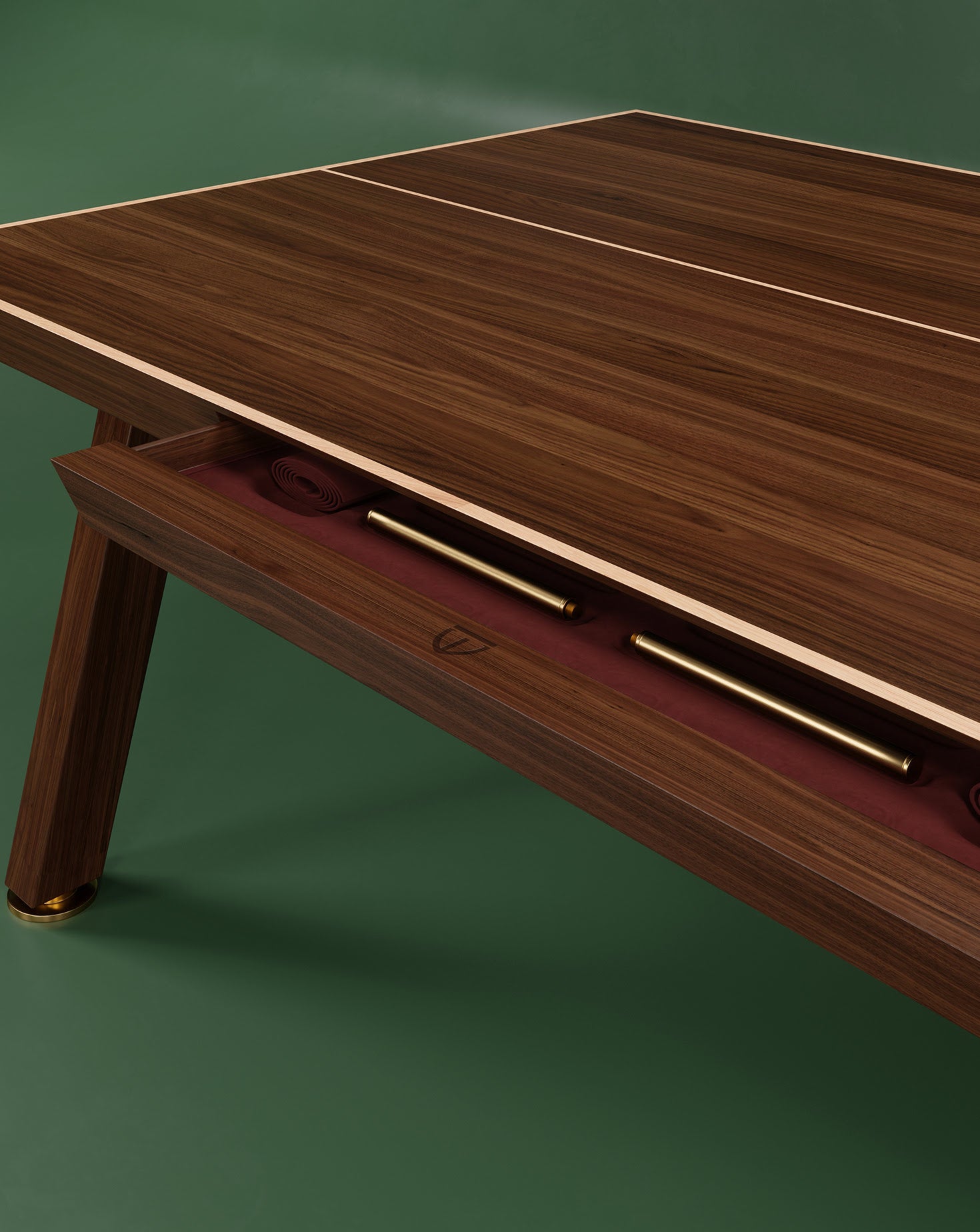 Keppel Ping Pong Walnut Table