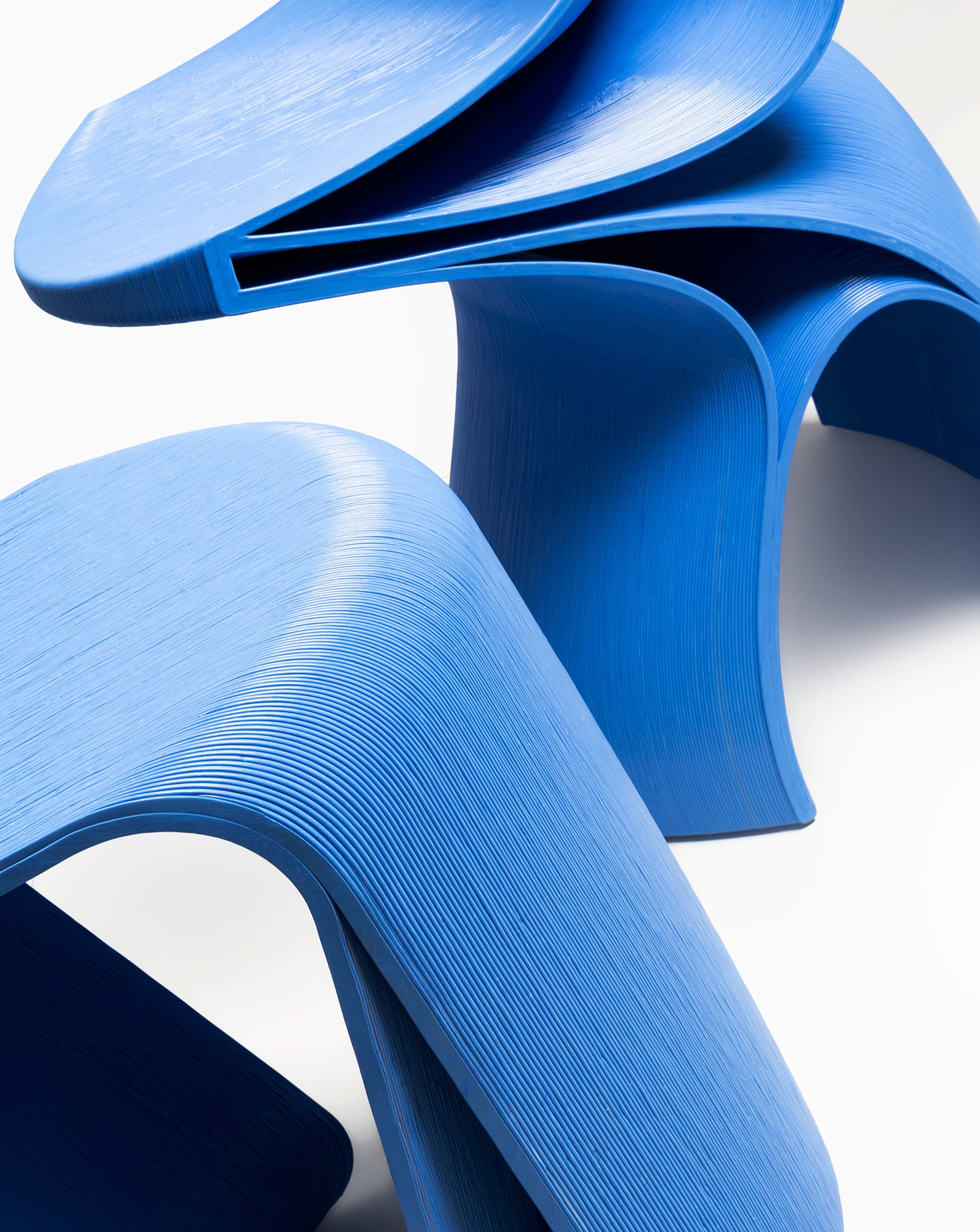 Kora 3D Printed Azure Chair