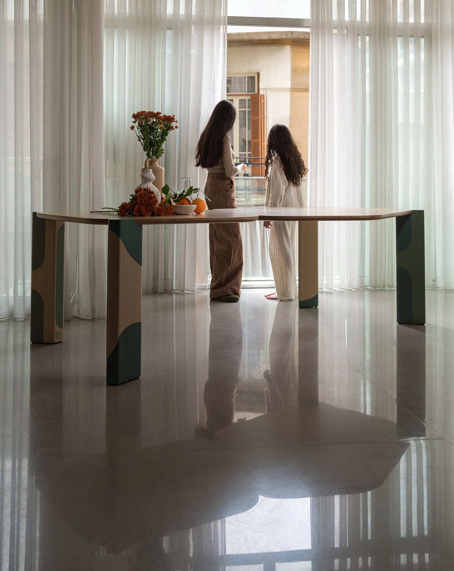 Madiba Maple Wood Dining Table