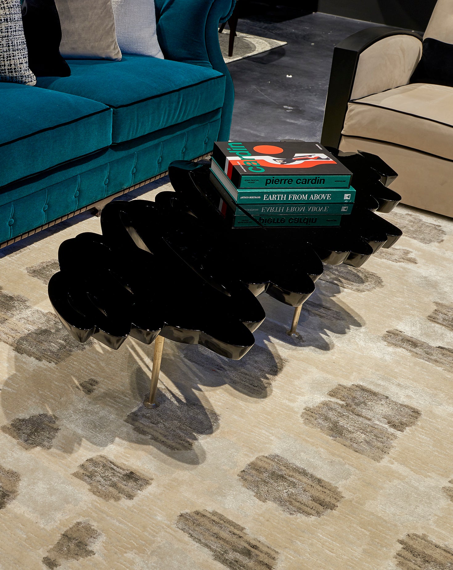 Morand Mahogany Wood Coffee Table