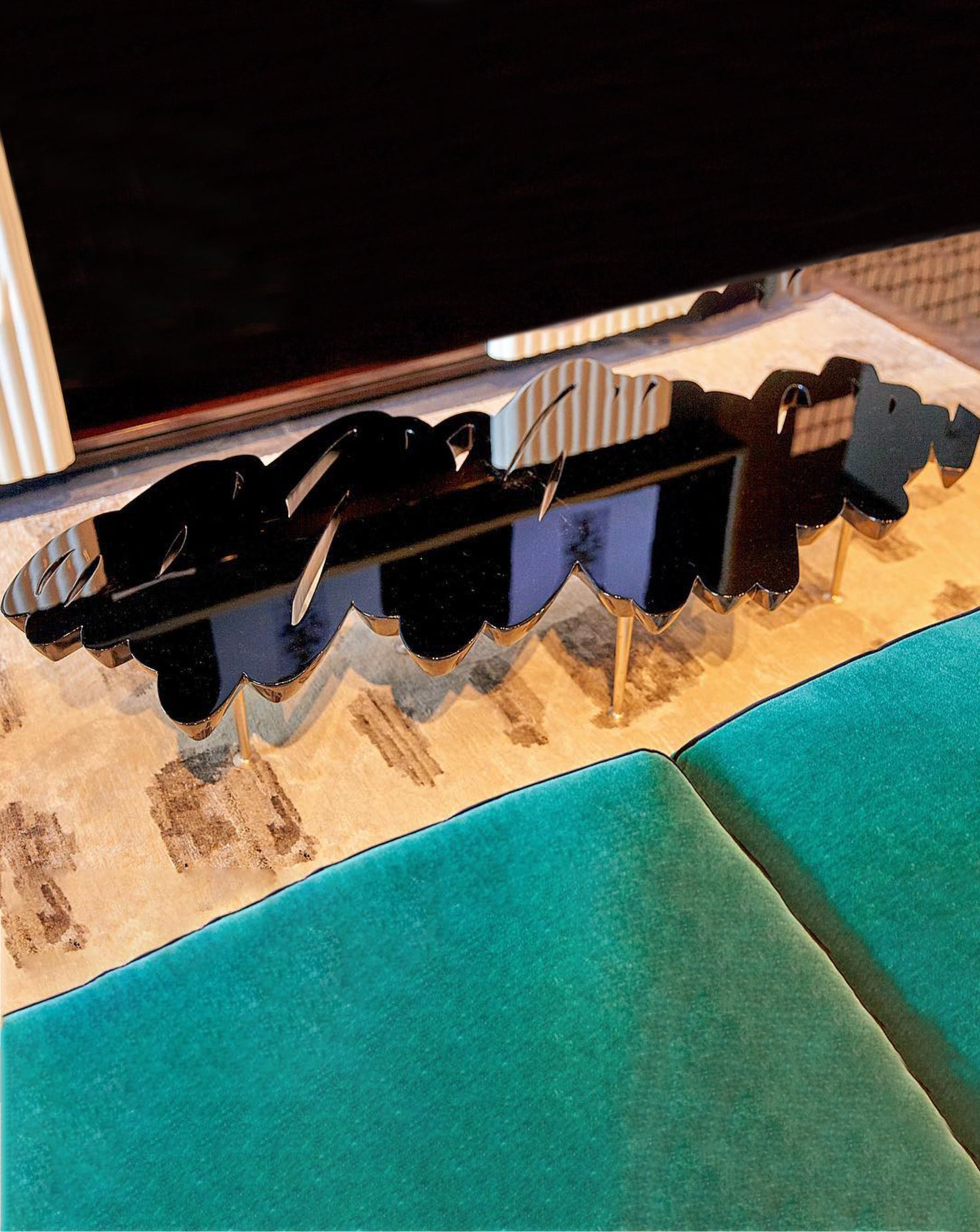 Morand Mahogany Wood Coffee Table