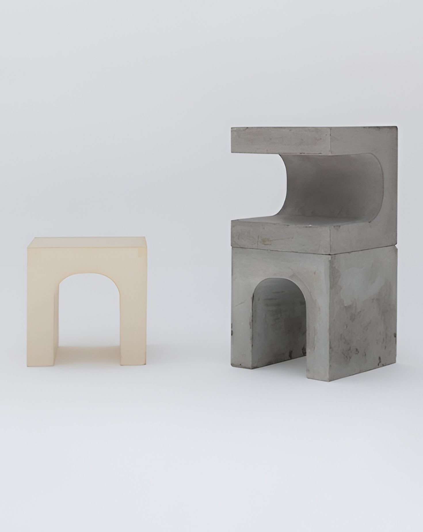 Nu Cream Shelving Bench