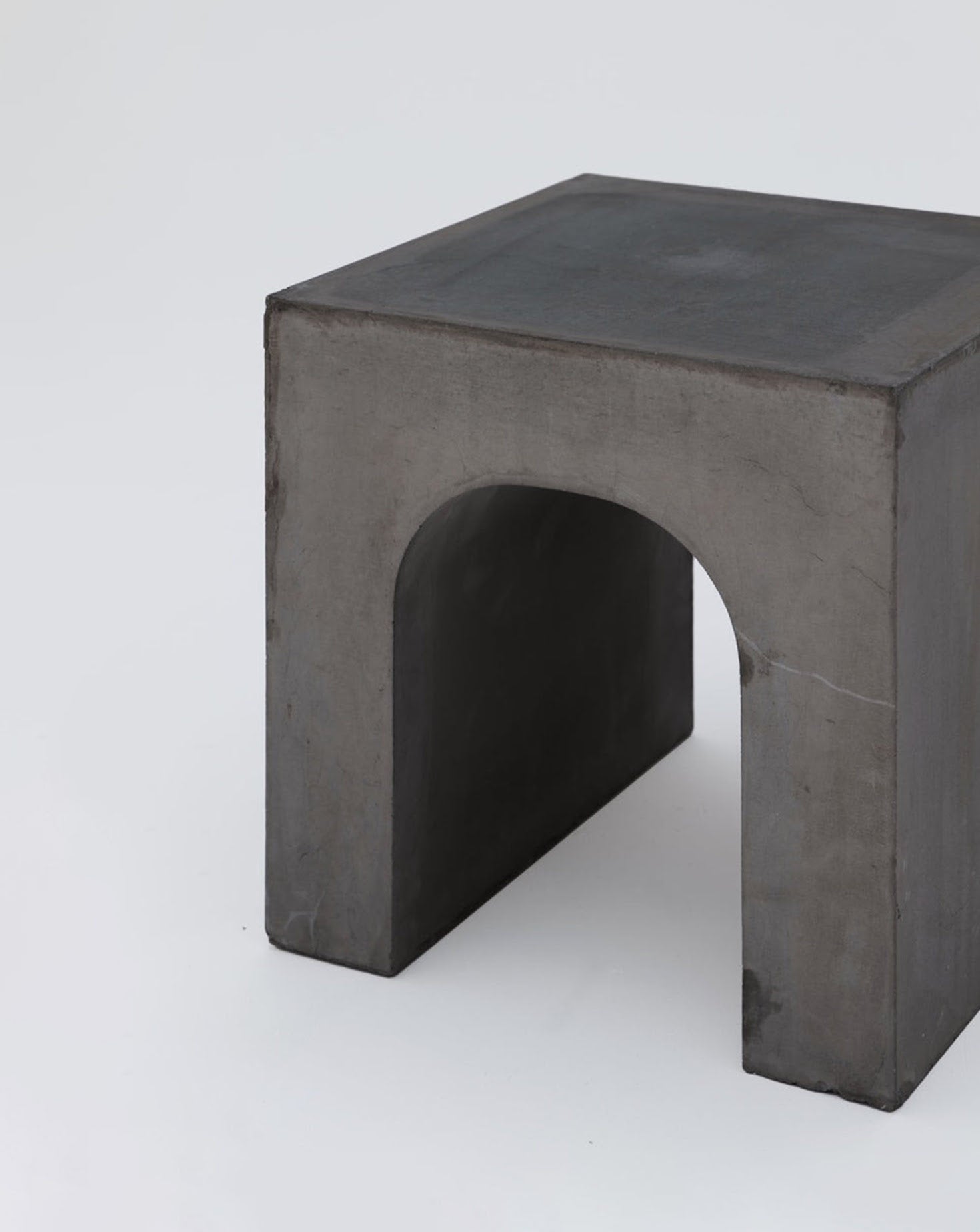 Nu Dark Grey Shelving Bench