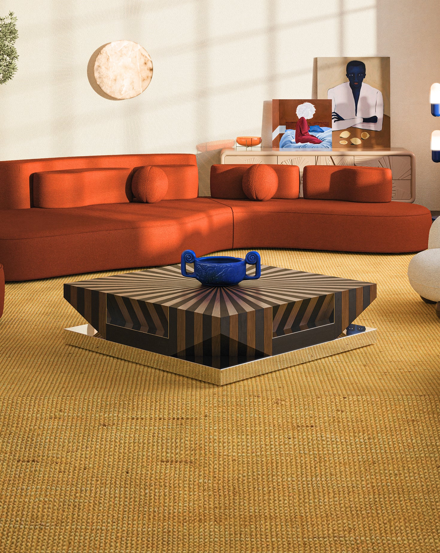 Op-Art Center Table