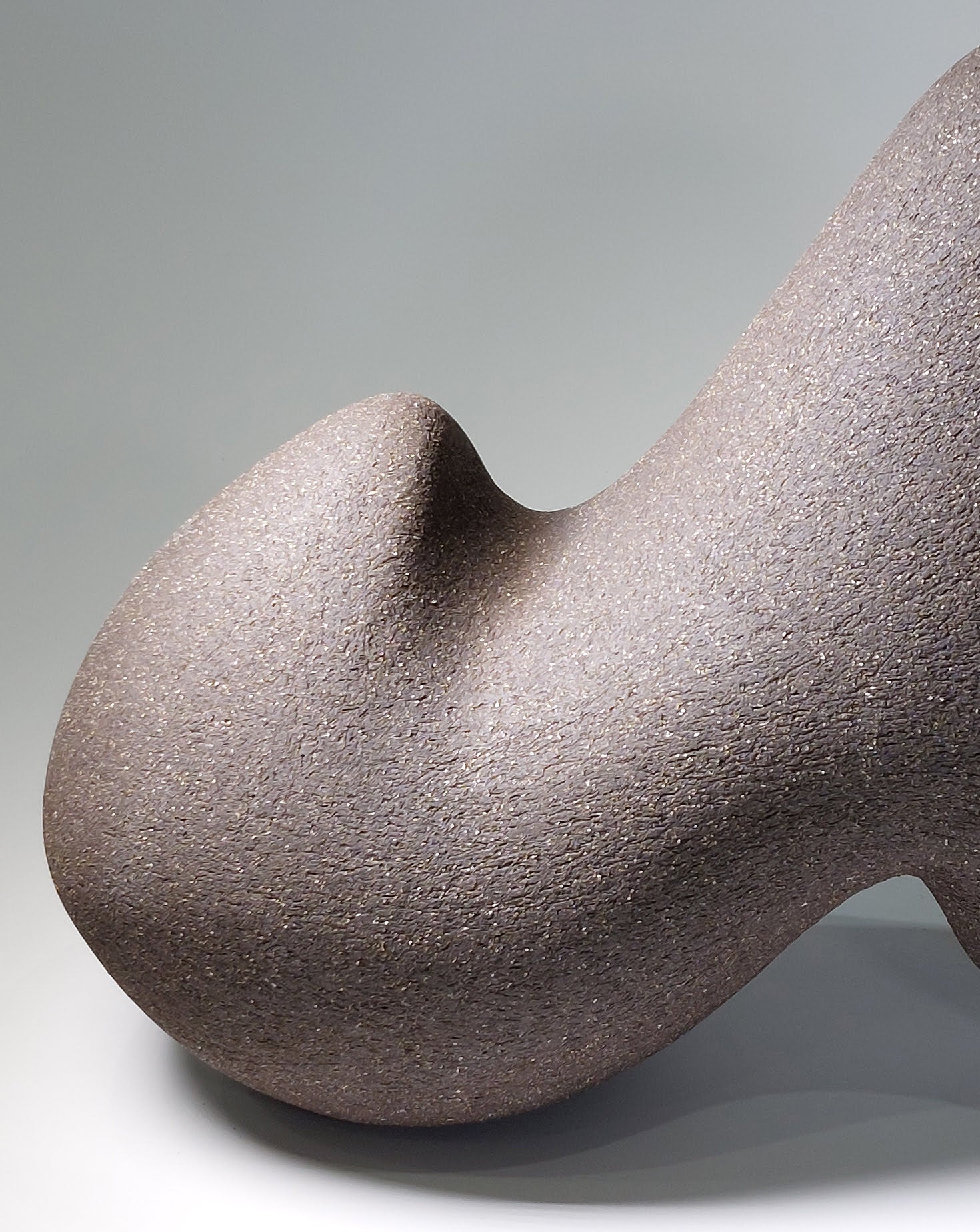 Pulse Black Ceramic Sculpture