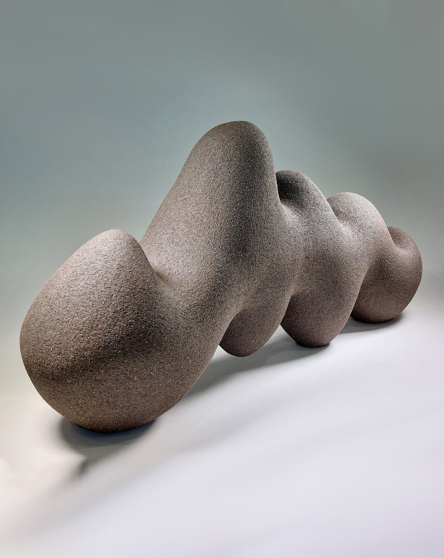 Pulse Black Ceramic Sculpture