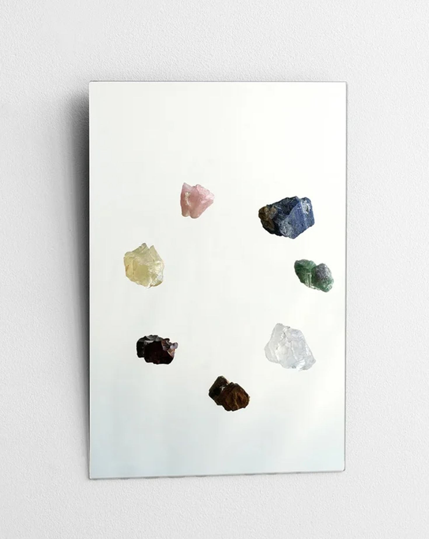 Sculptural Crystal Wall Mirror No. 3