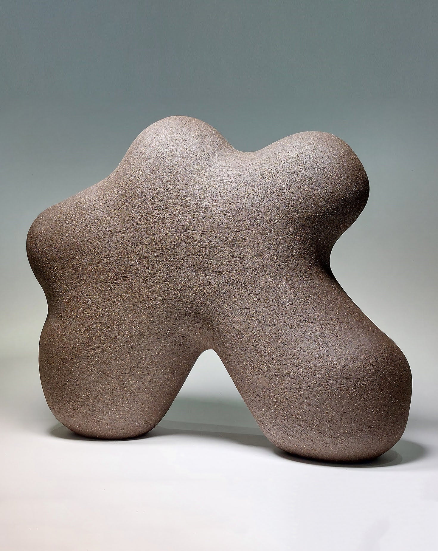 Star Man Black Abstract Ceramic Sculpture