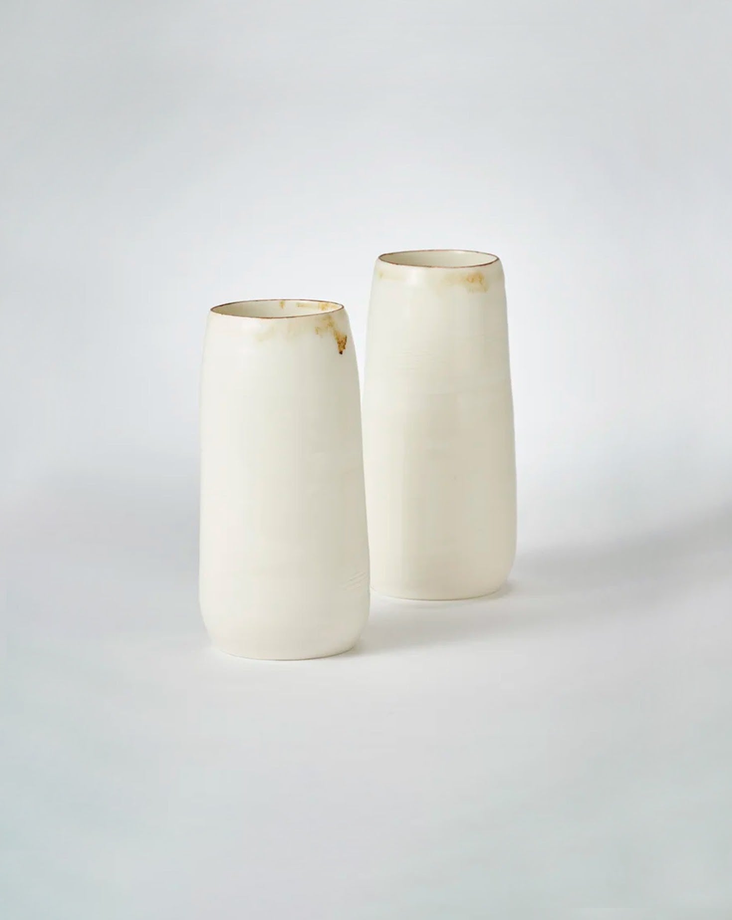 Straight Sided Bronze Rim Vase