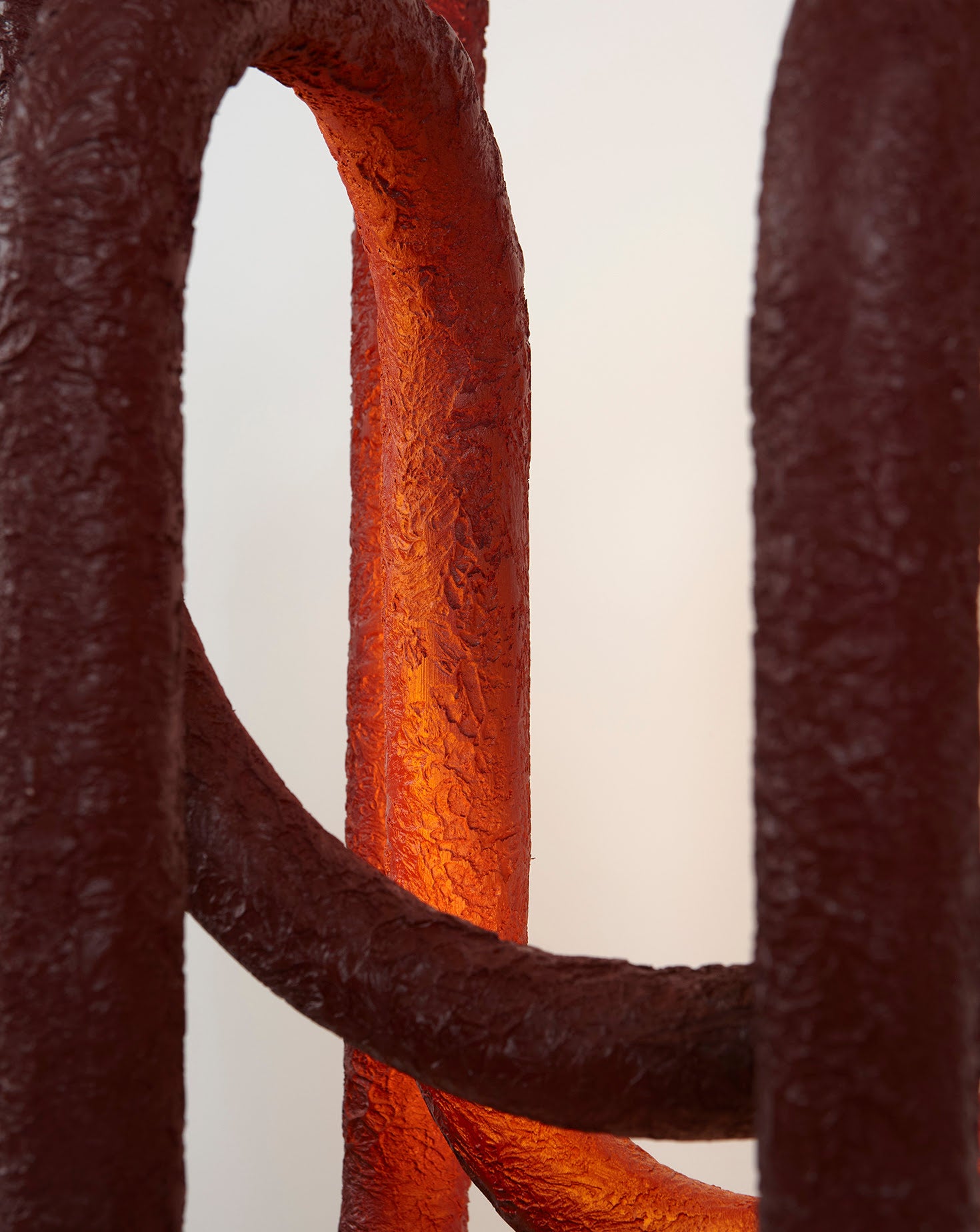 The Drape Sculptural Steel Table Lamp