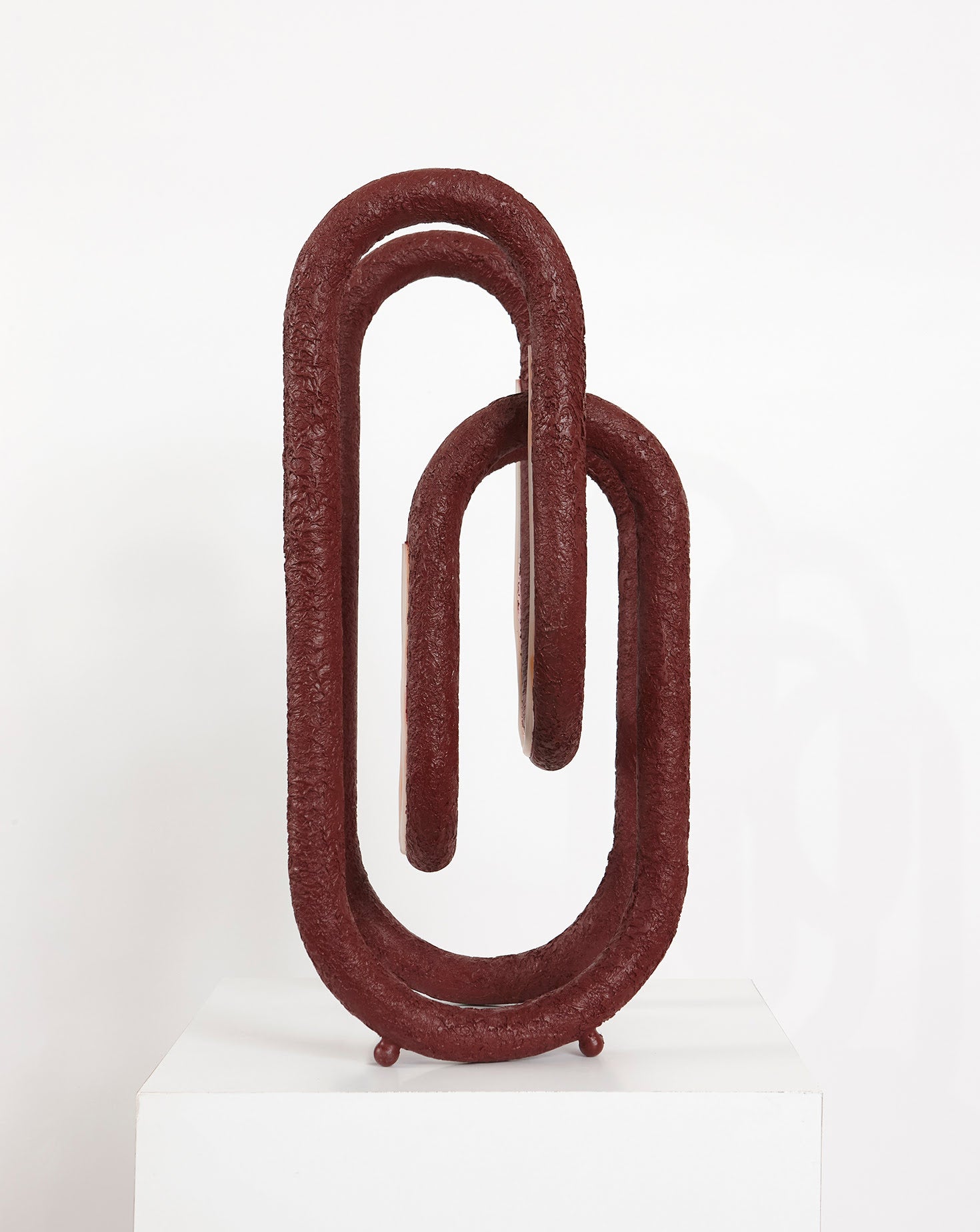 The Drape Sculptural Steel Table Lamp