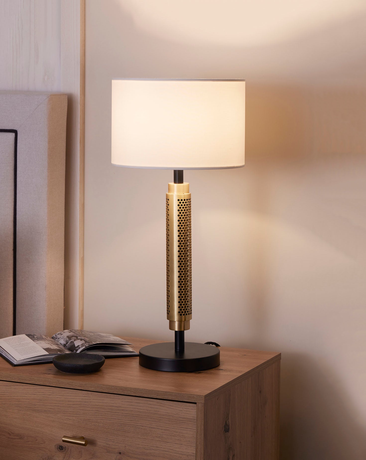 Walton Table Lamp Ivory Shade