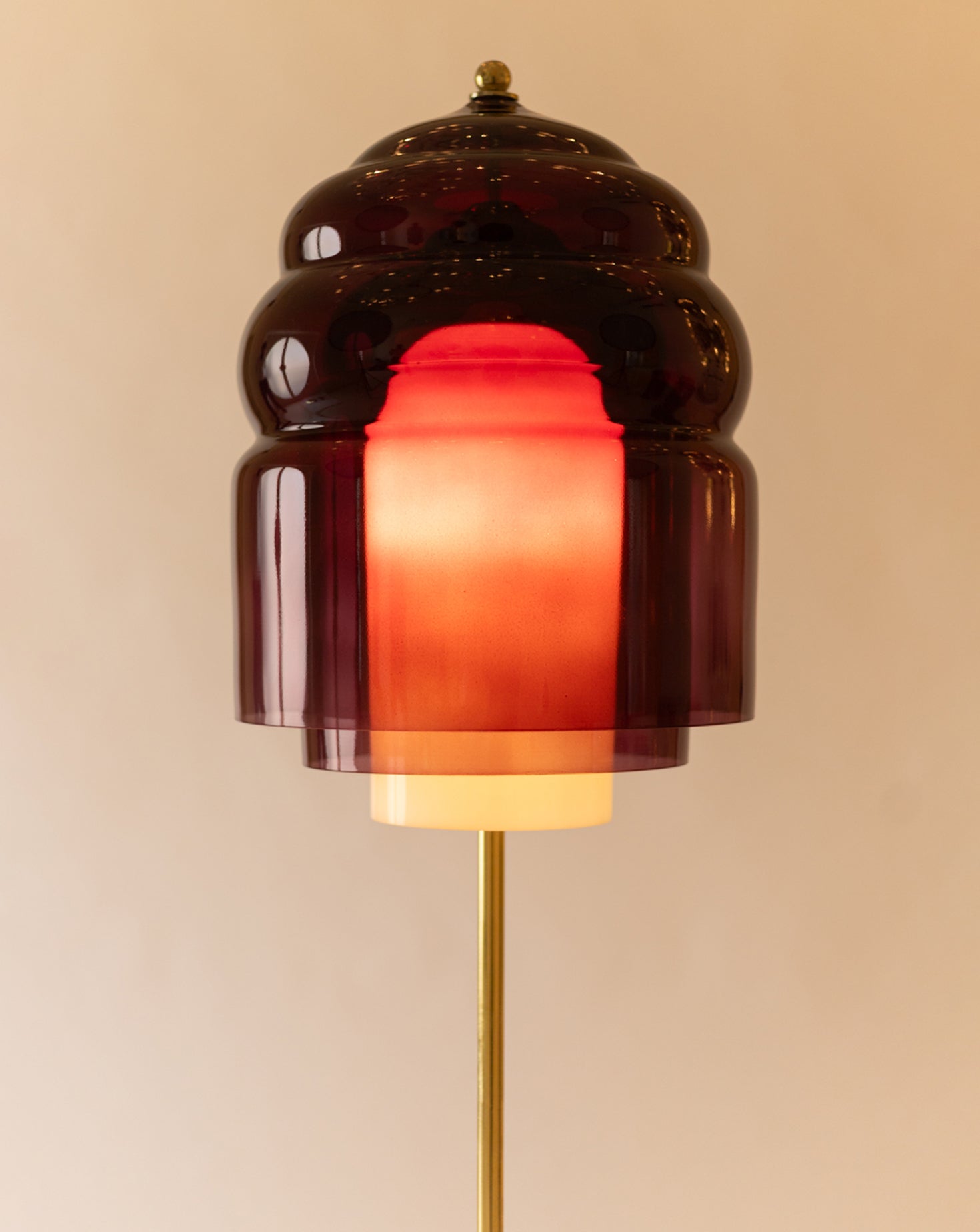 Vista Polished Brass Floor Lamp