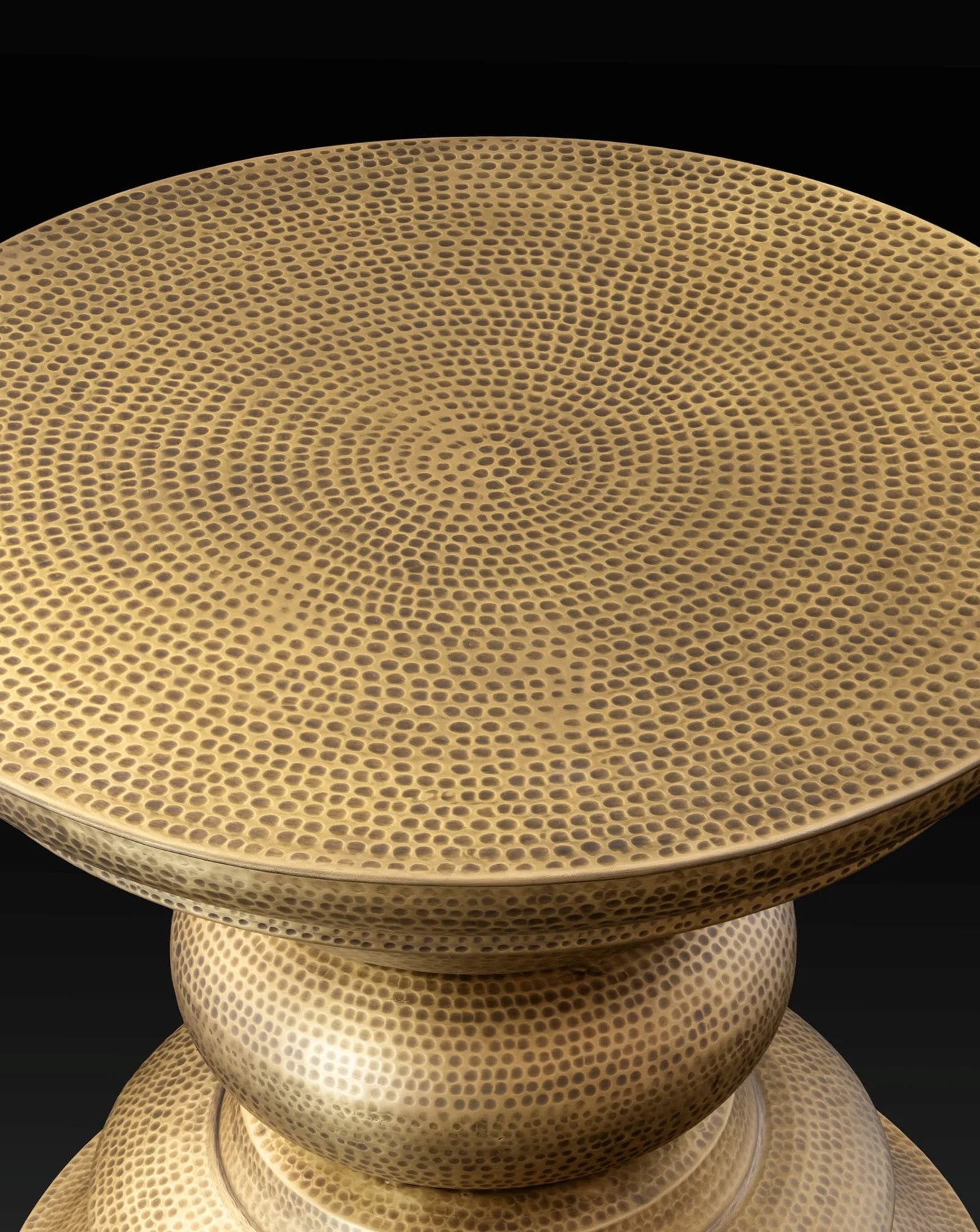 Kalash Brass Side Table