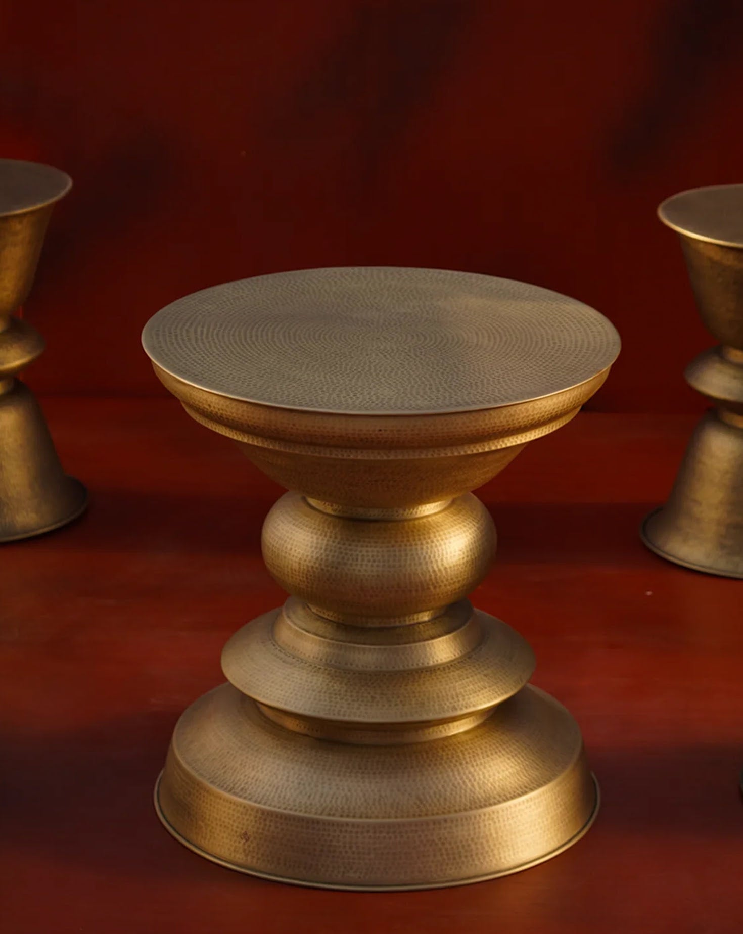 Kalash Brass Side Table