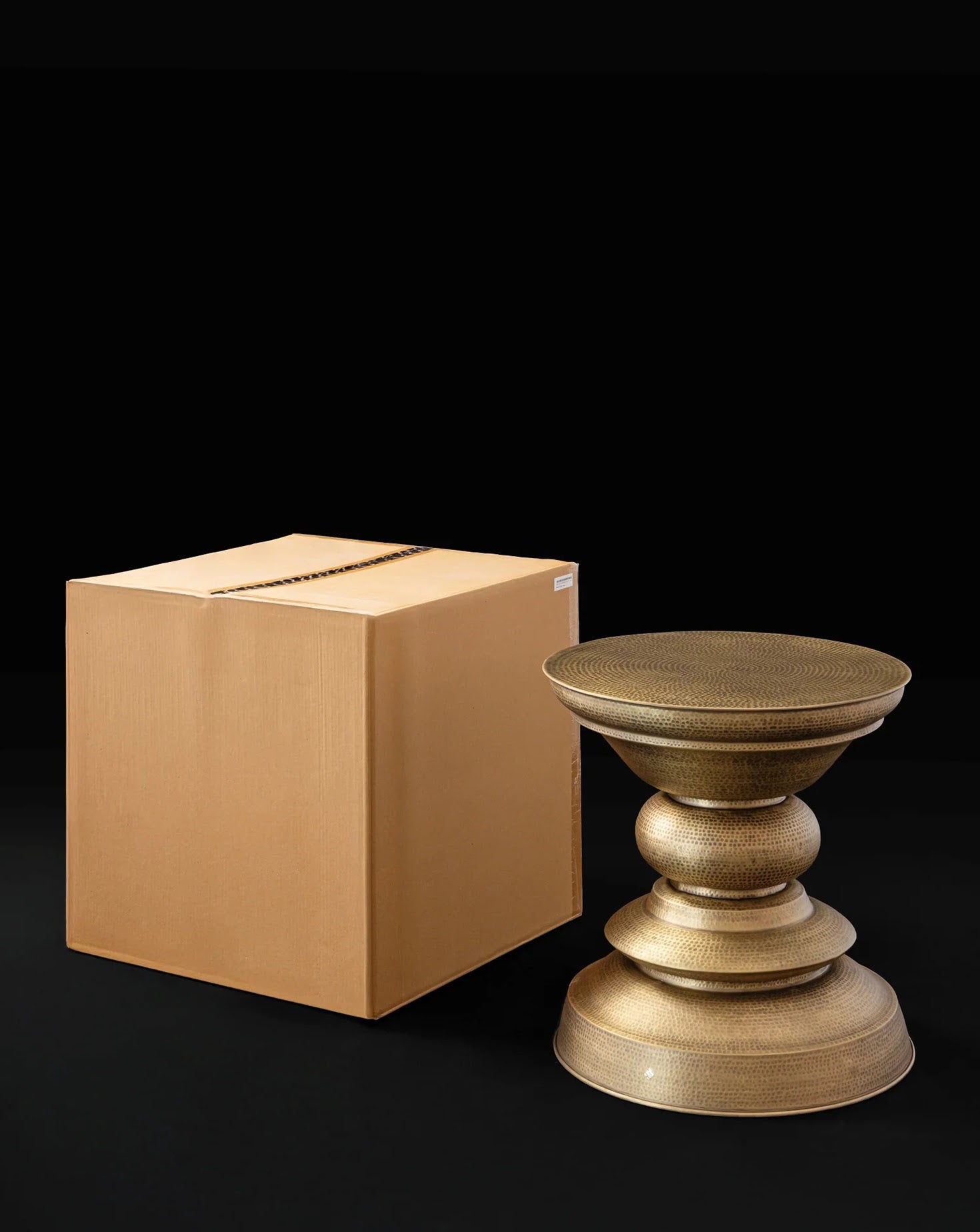 Kalash Brass Side Table