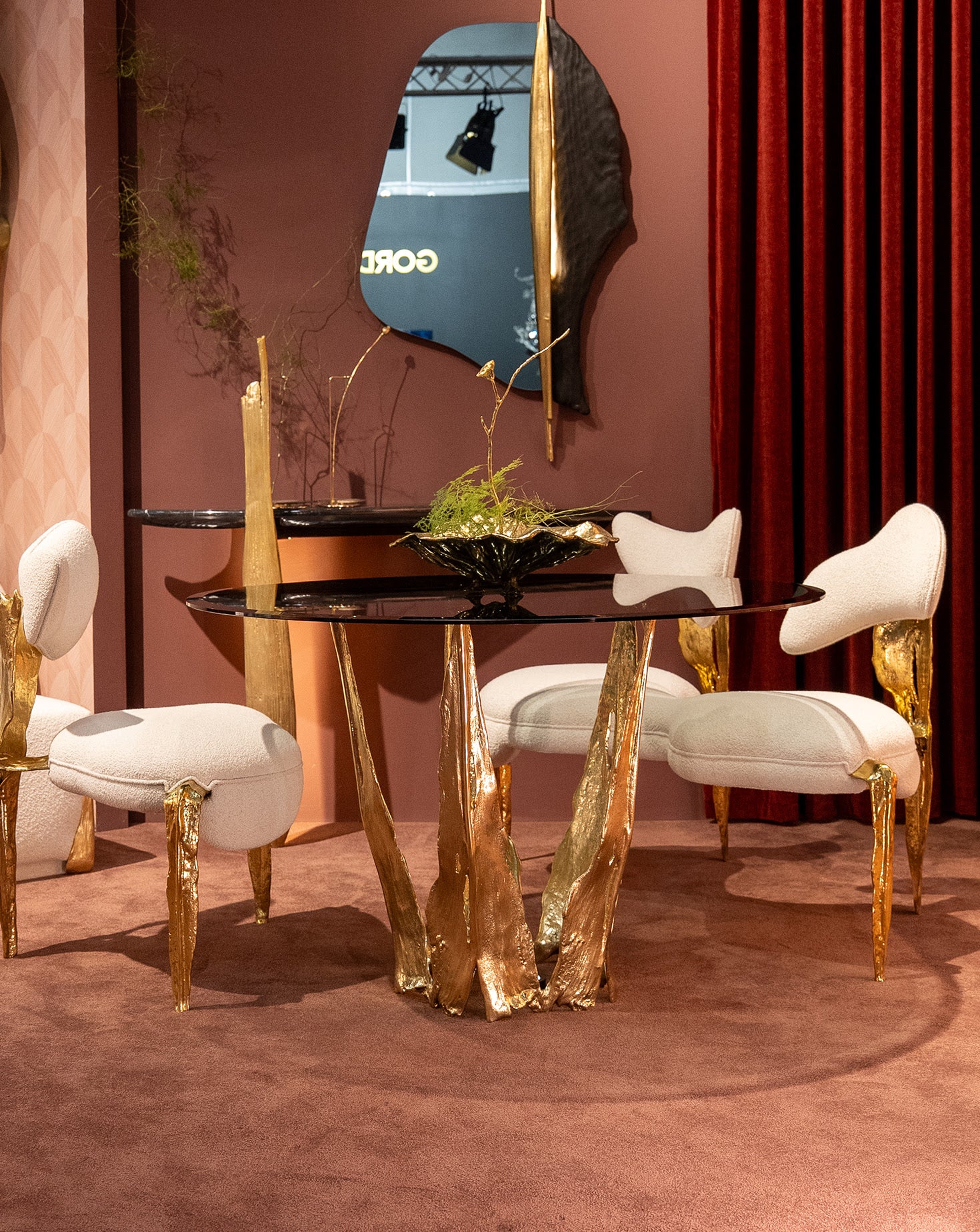 Folia Brass Chair
