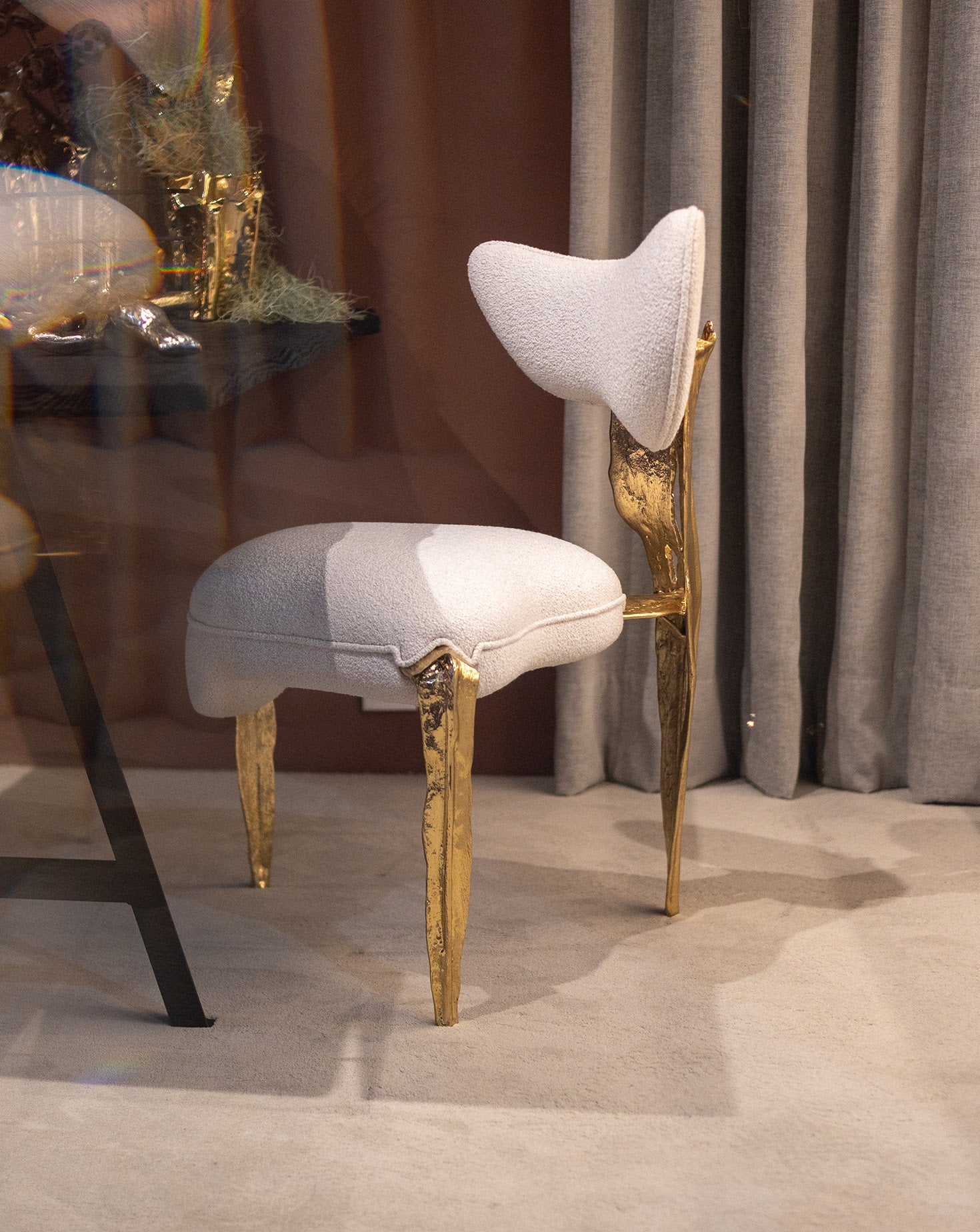 Folia Brass Chair