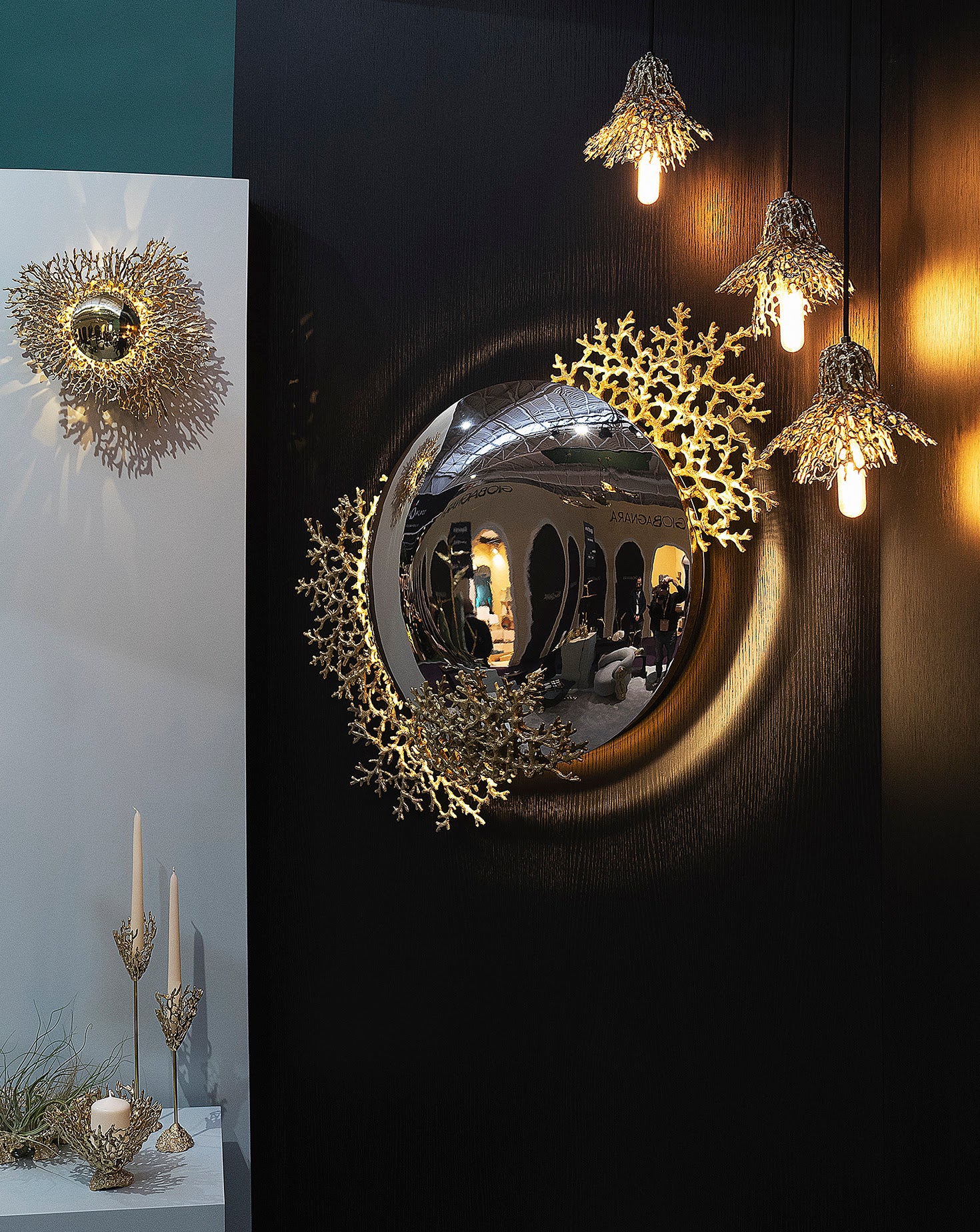 Maris Brass Mirror