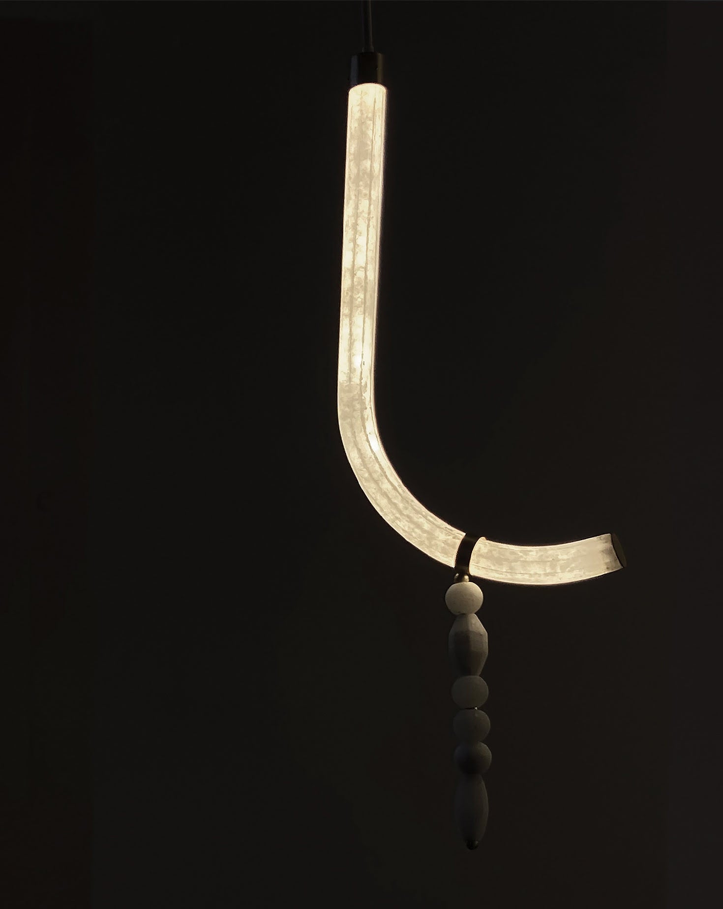 Canne Satin Brass Pendant